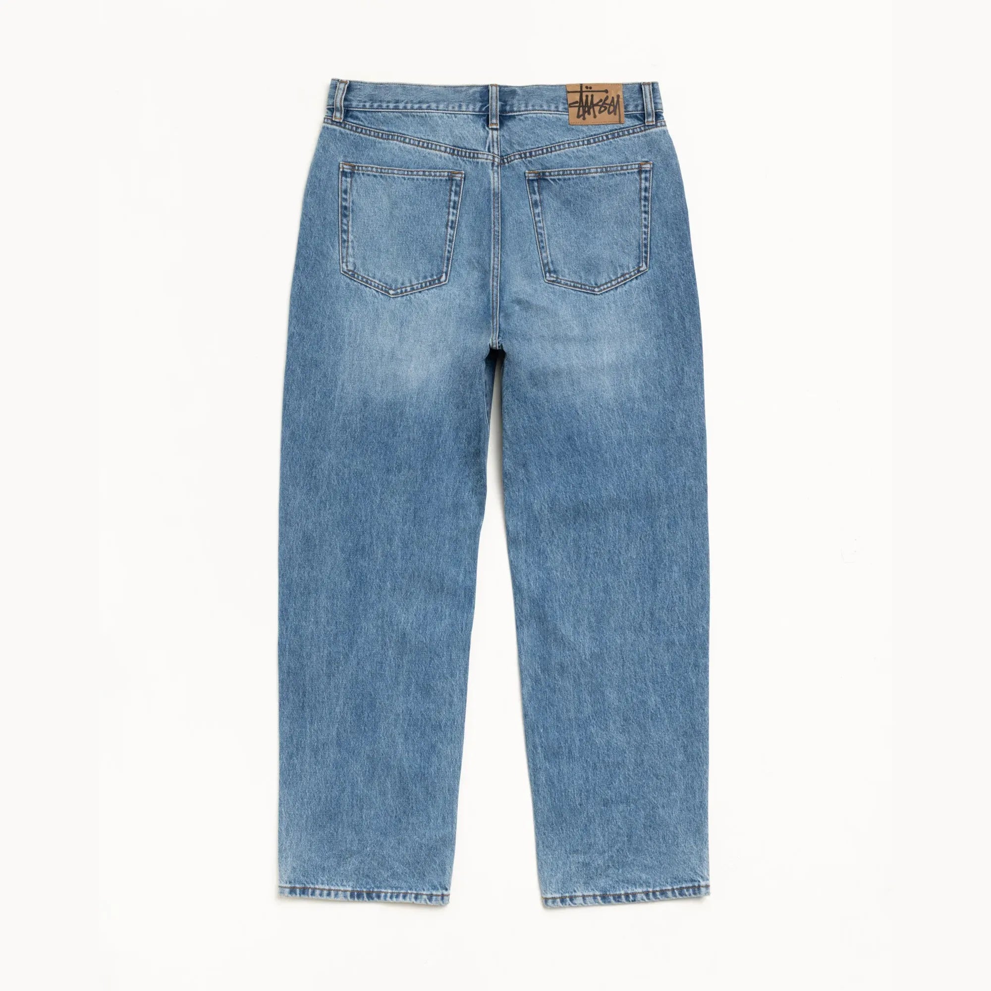 Stussy Big Ol Jean Denim, indigo stone wash — available at Norwood