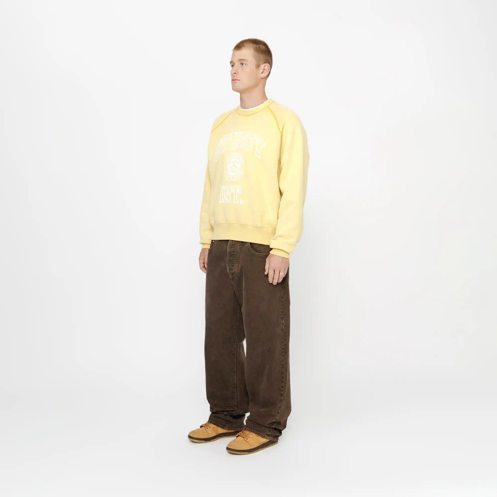 Stussy Big Ol' Jean Denim, mushroom — available at Norwood