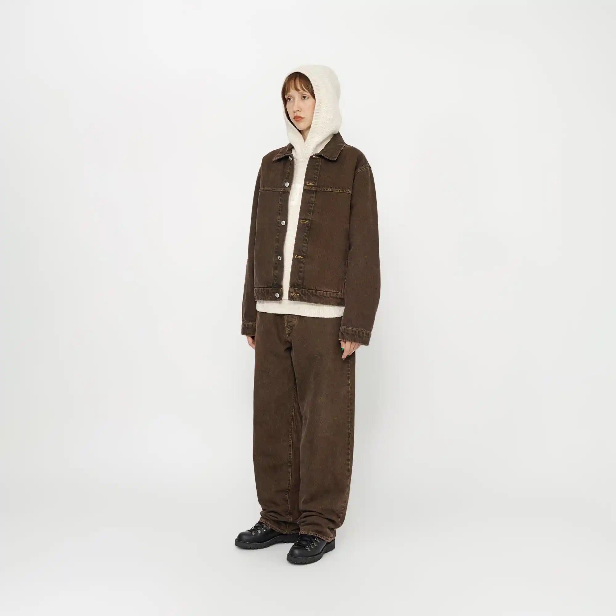 Stussy Big Ol' Jean Denim, mushroom — available at Norwood