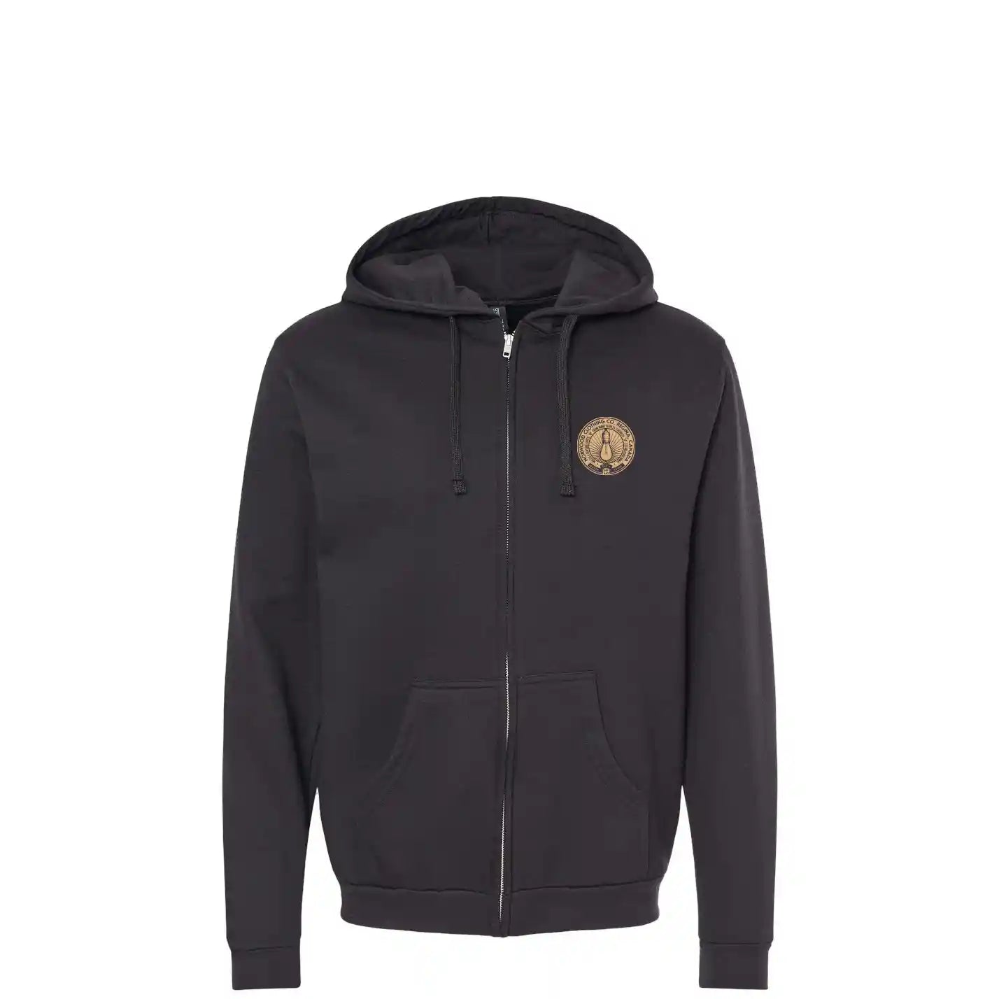 Norwood Light Bulb Zip Hoody, black/tan