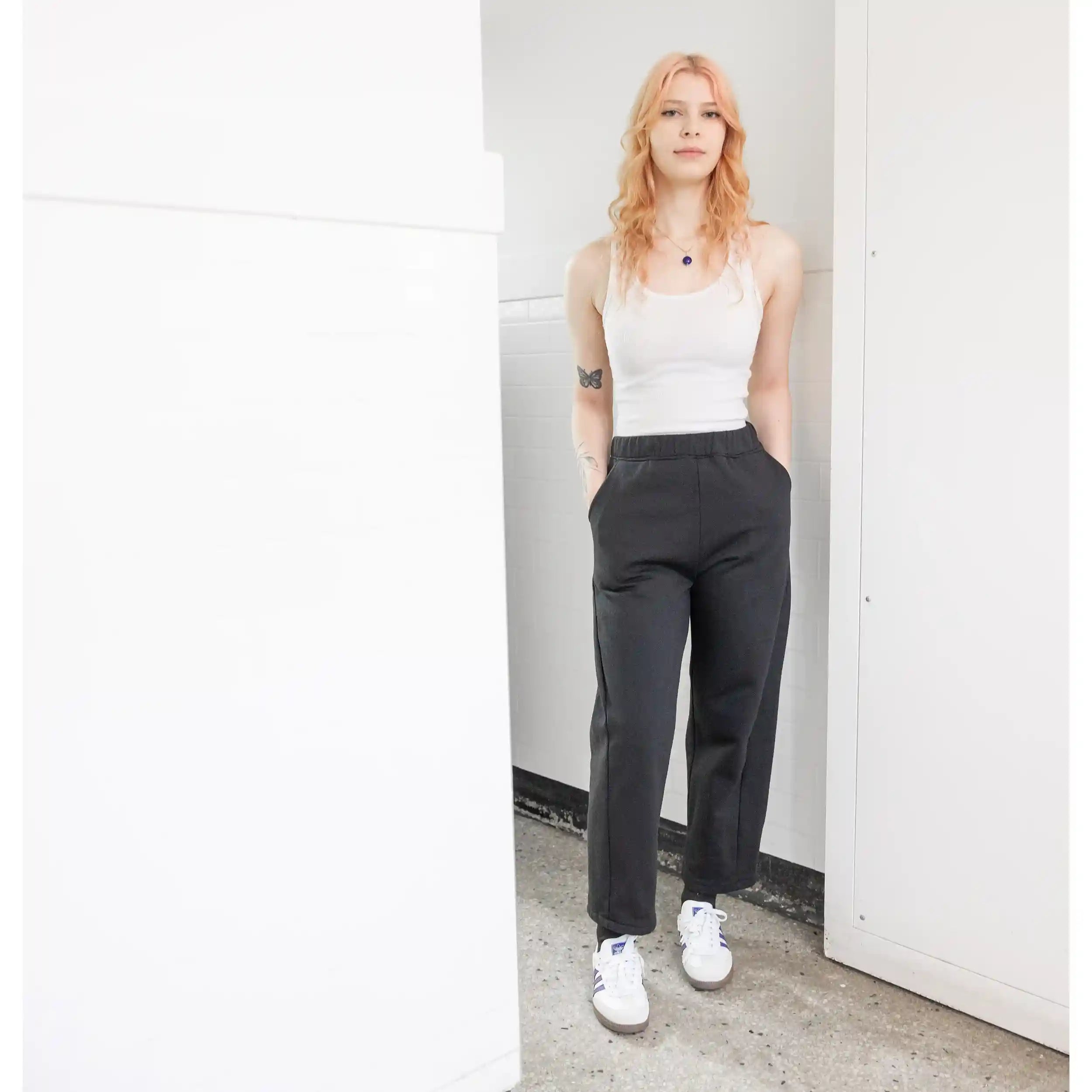 CUB Brett Pants, black fleece