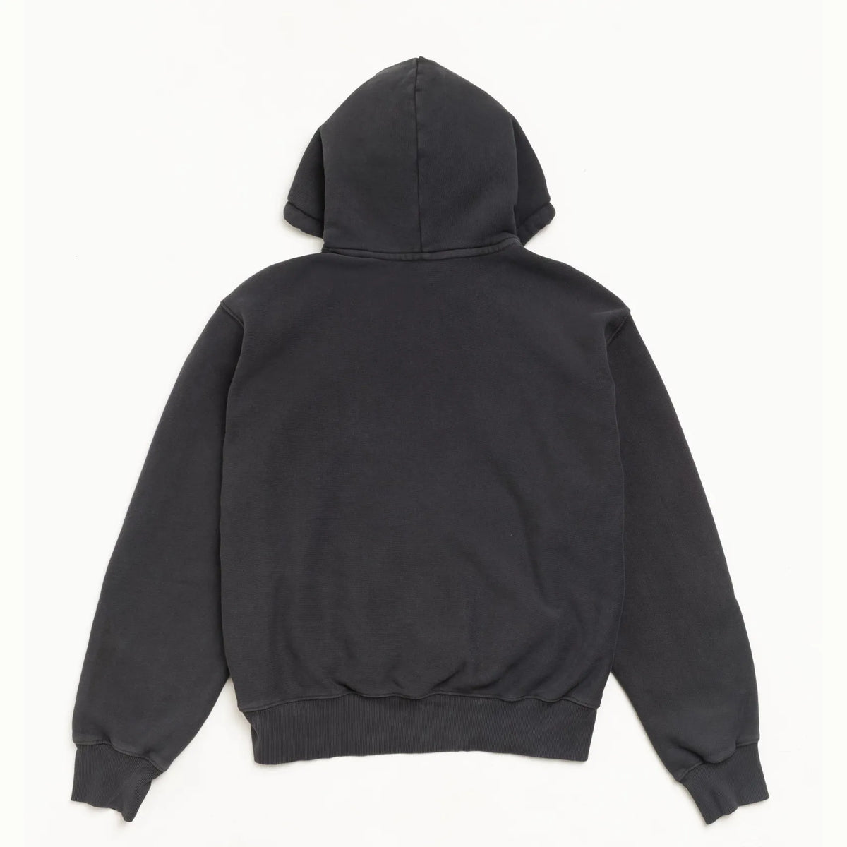 Stussy Block Sport Garment Dyed Hood, faded black — available at Norwood