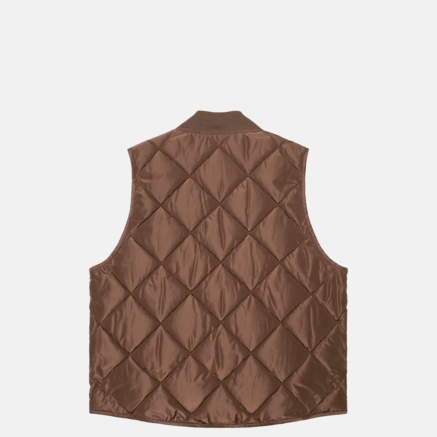 Stussy Insulated Vest, brown — available at Norwood