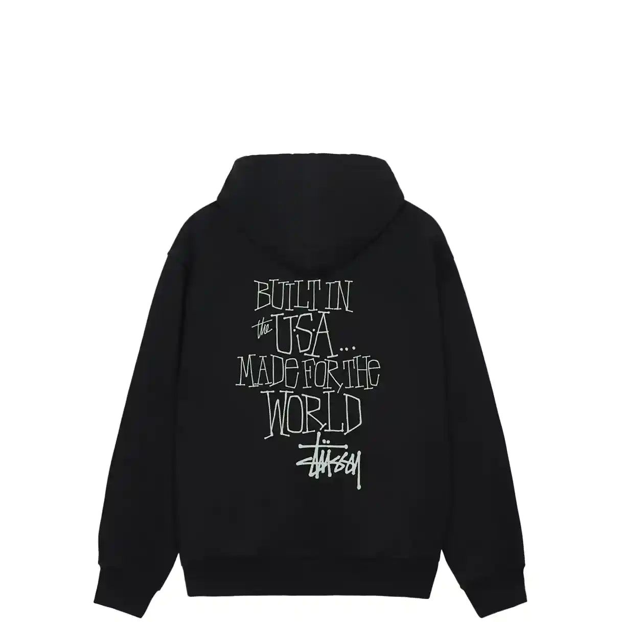 Stussy Built In Usa Hood, black