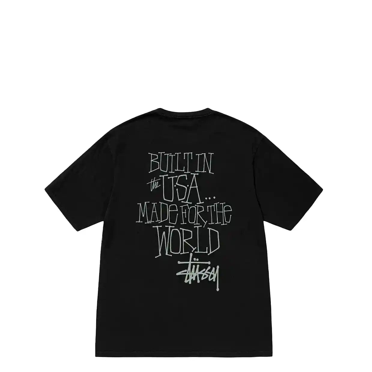 Stussy Built In Usa Pigment Dyed Tee, black