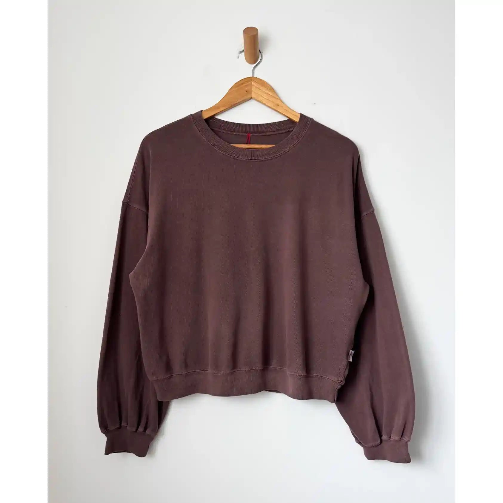 Le Bon Shoppe Cali Jersey Sweatshirt, espresso