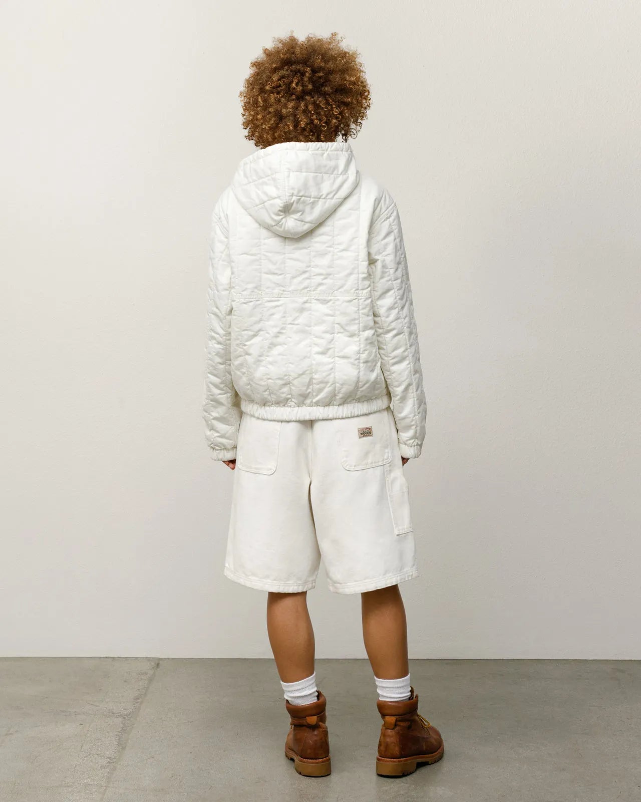 Stussy Canvas Work Short, bone — available at Norwood