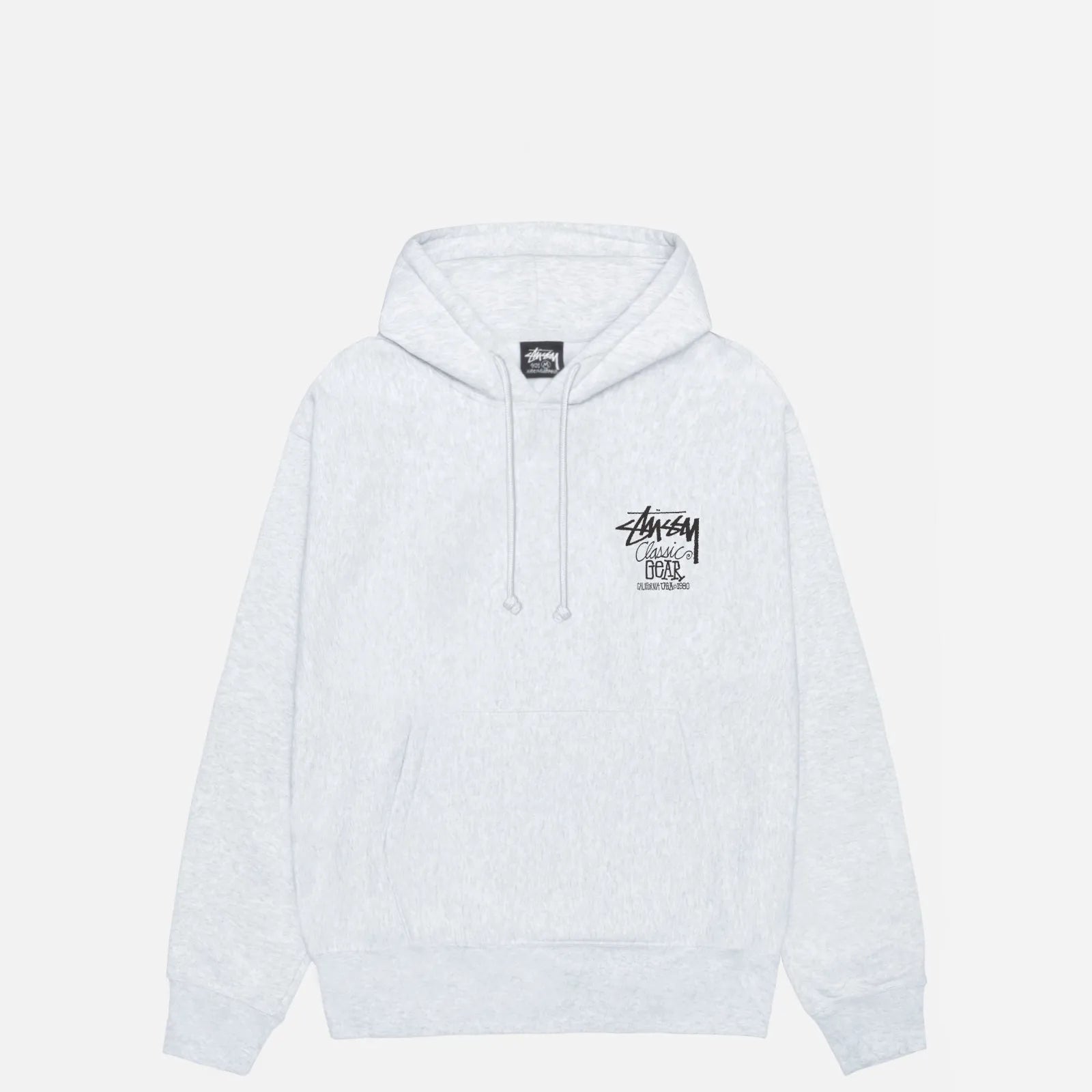 Stussy Classic Gear Hood, ash heather — available at Norwood