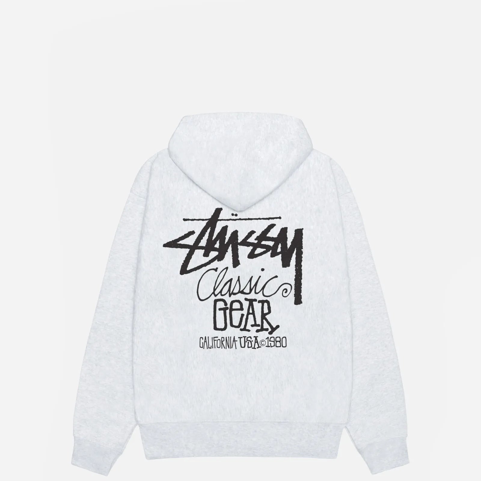 Stussy Classic Gear Hood, ash heather