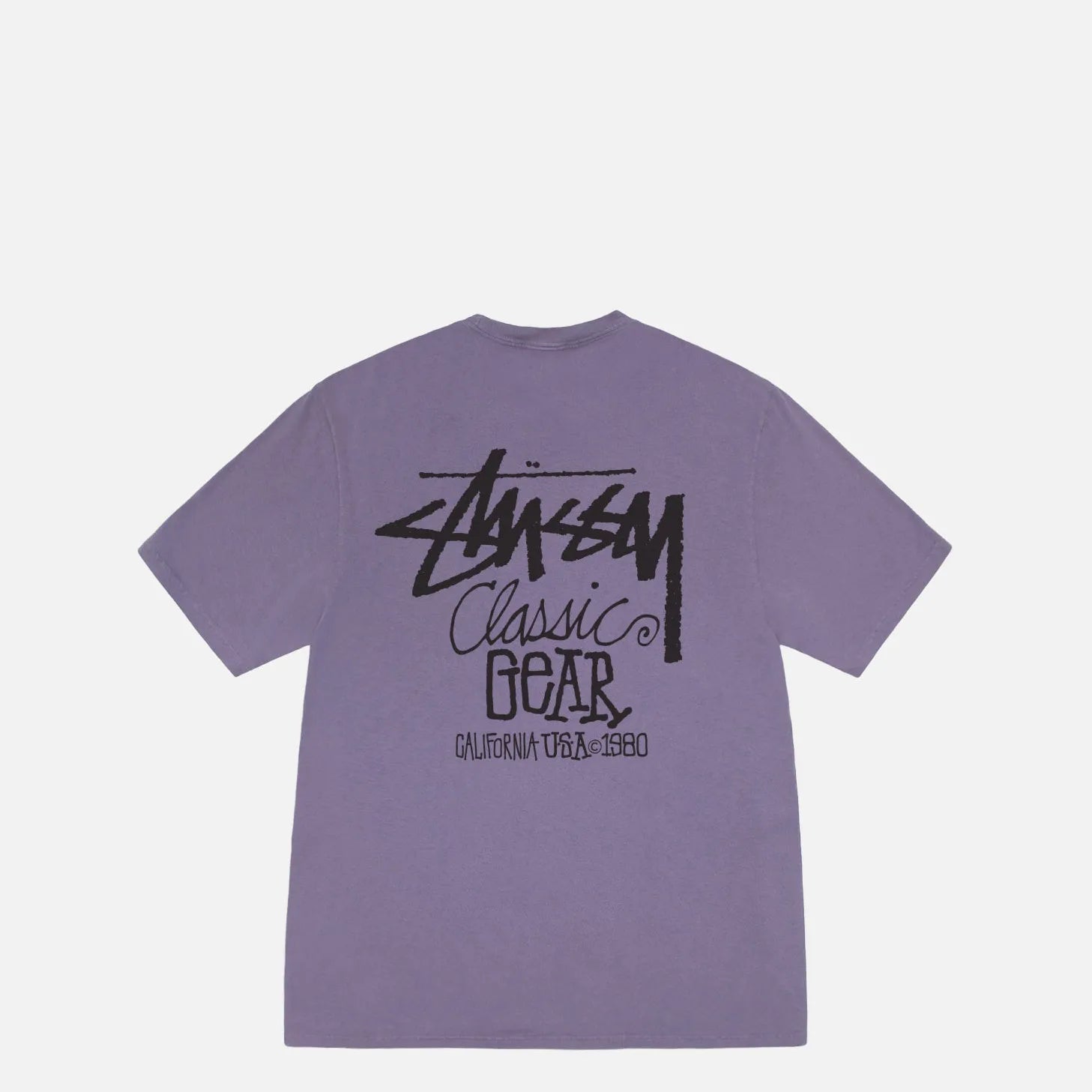 Stussy Classic Gear Pigment Dyed Tee, grape