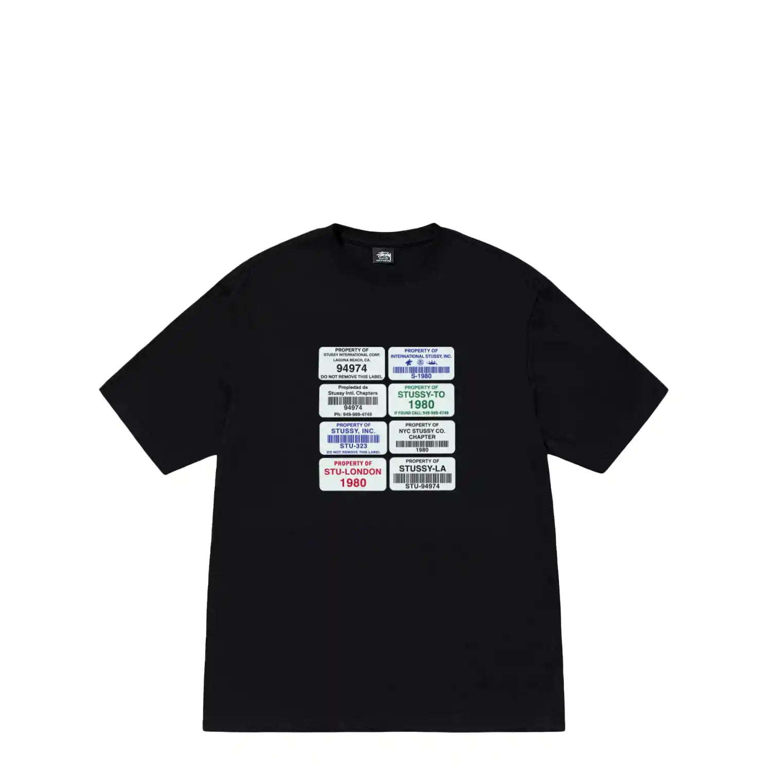 Stussy Codes Tee, black