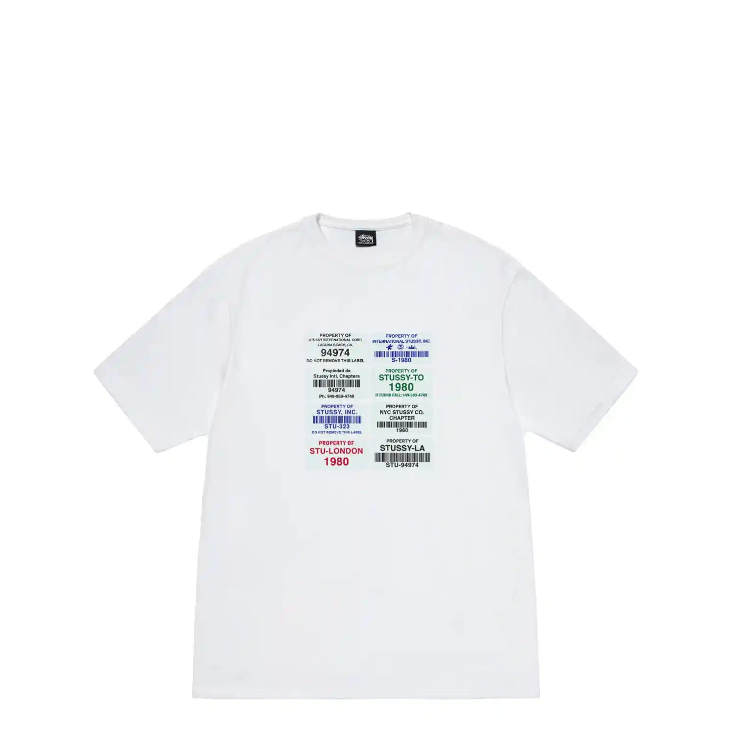 Stussy Codes Tee, white