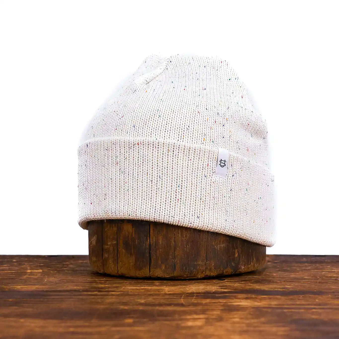 Upstate Stock Super Fine Upcycled Cotton Watchcap, confetti