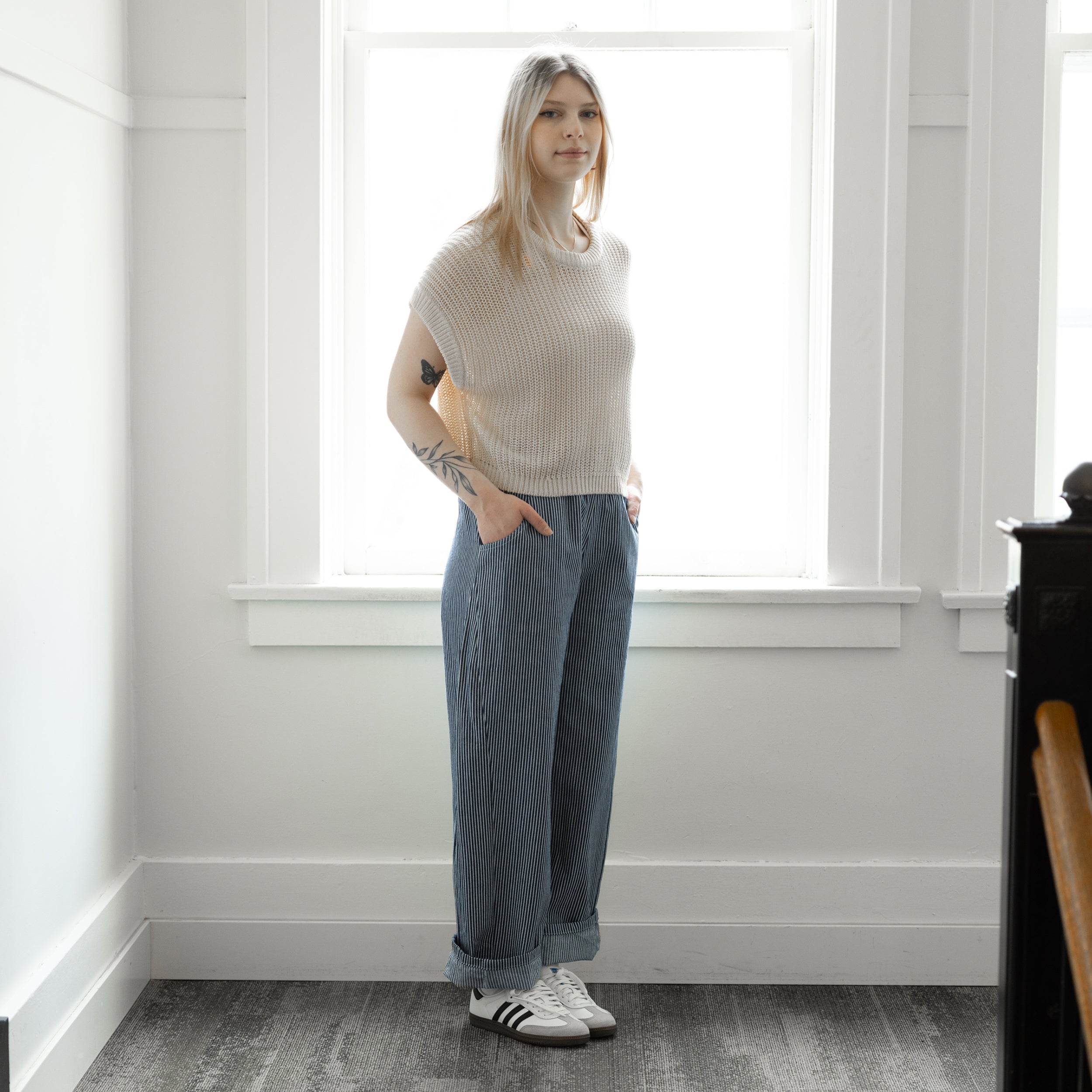 CUB Brett Pants (Long), engineer stripe