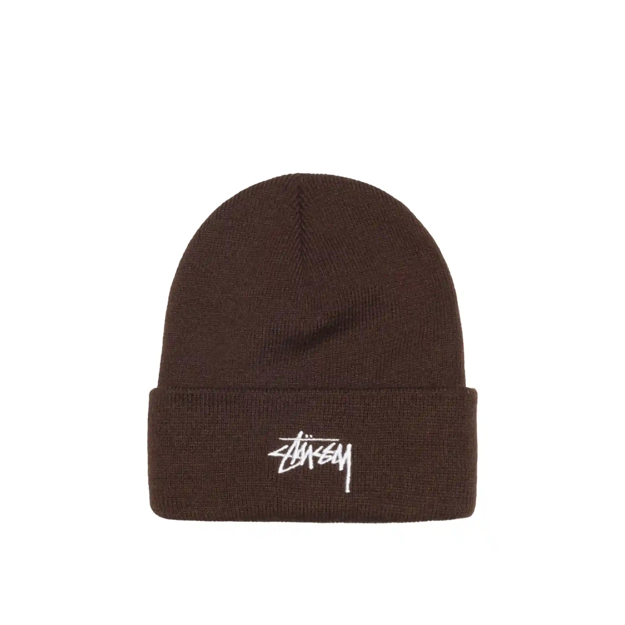 Stussy Stock Cuff Beanie, coffee