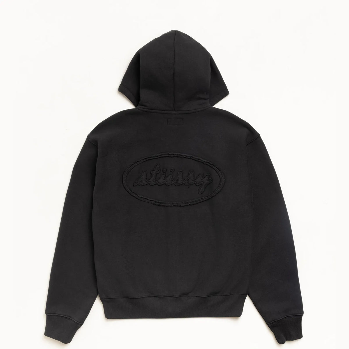 cursive_applique_zip_hoodie_bl