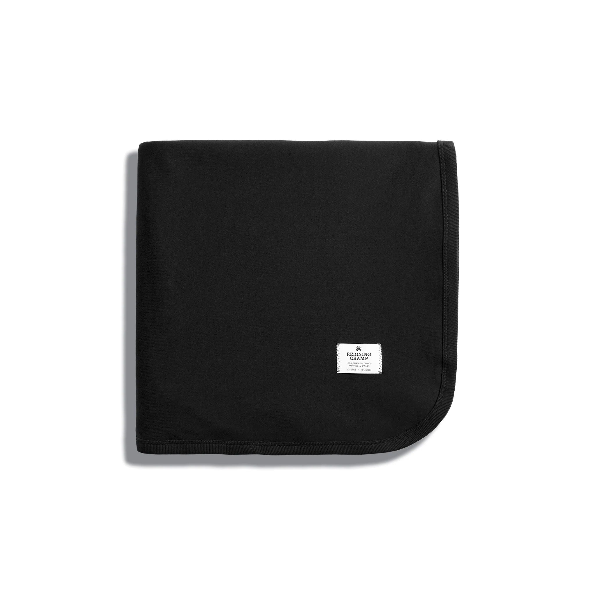 Reigning Champ Midweight Terry Stadium Blanket, black