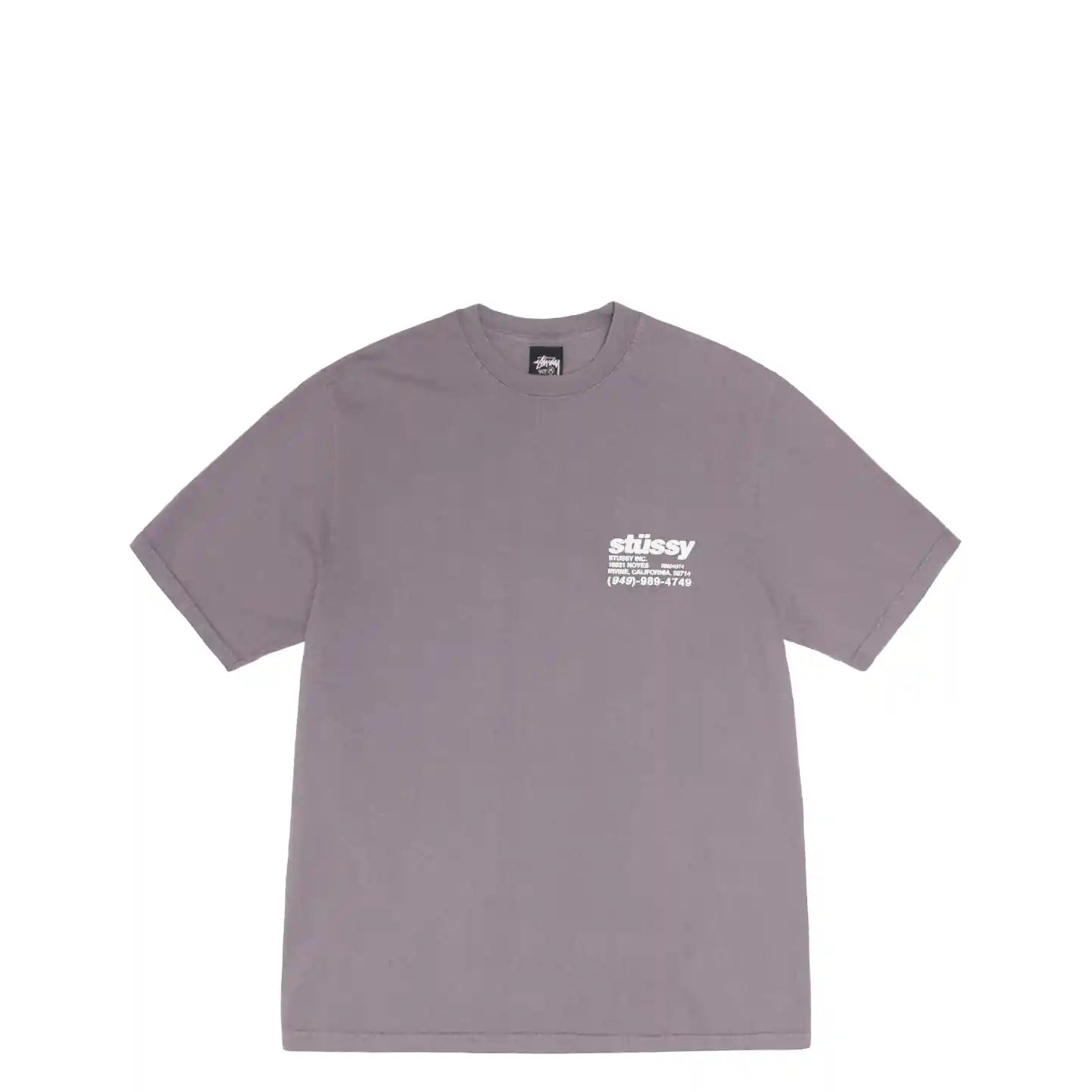 Stussy DNA Pigment Dyed Tee, shark — available at Norwood