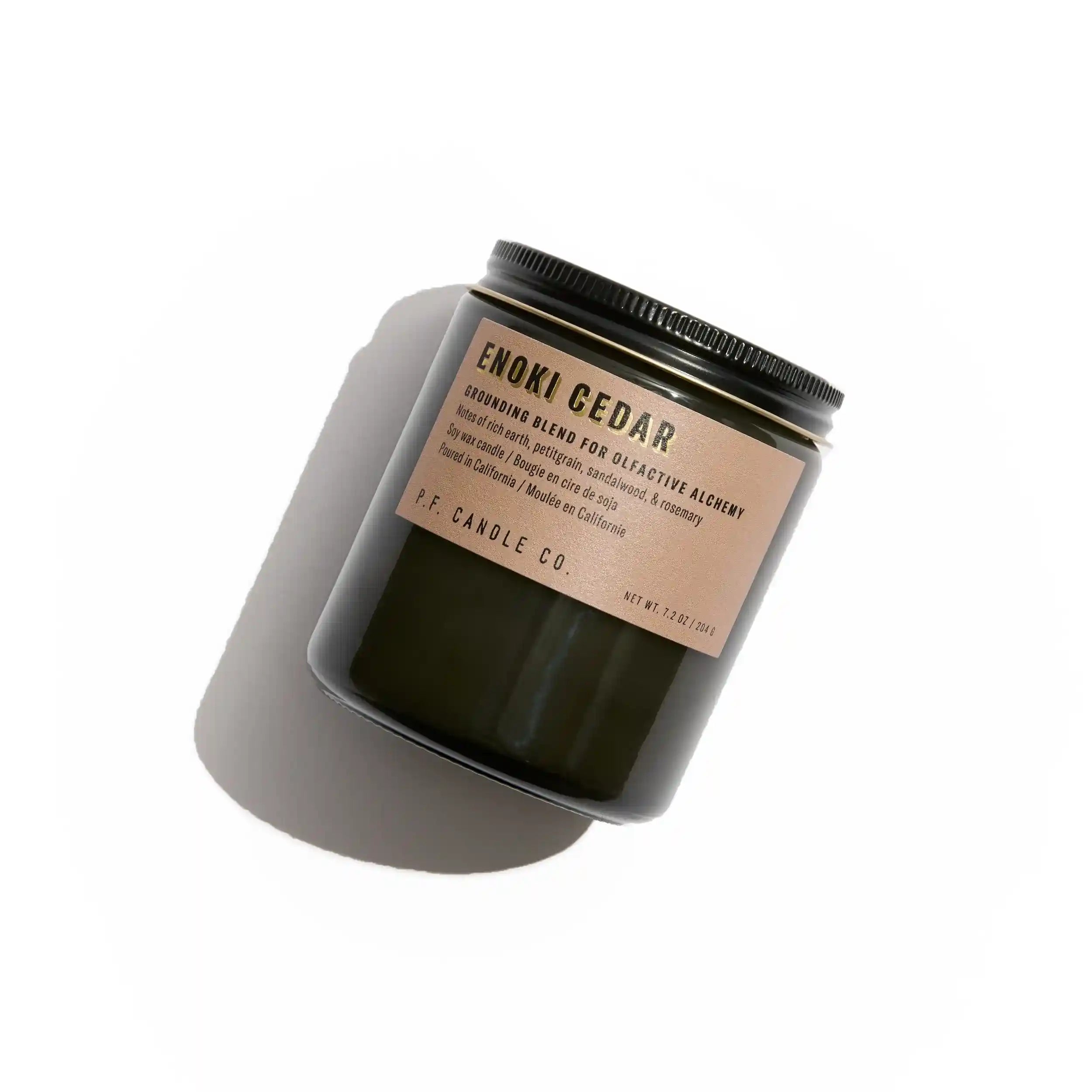 P.F. Candle Co. Enoki Cedar Alchemy Soy Candle- 7.2 Oz