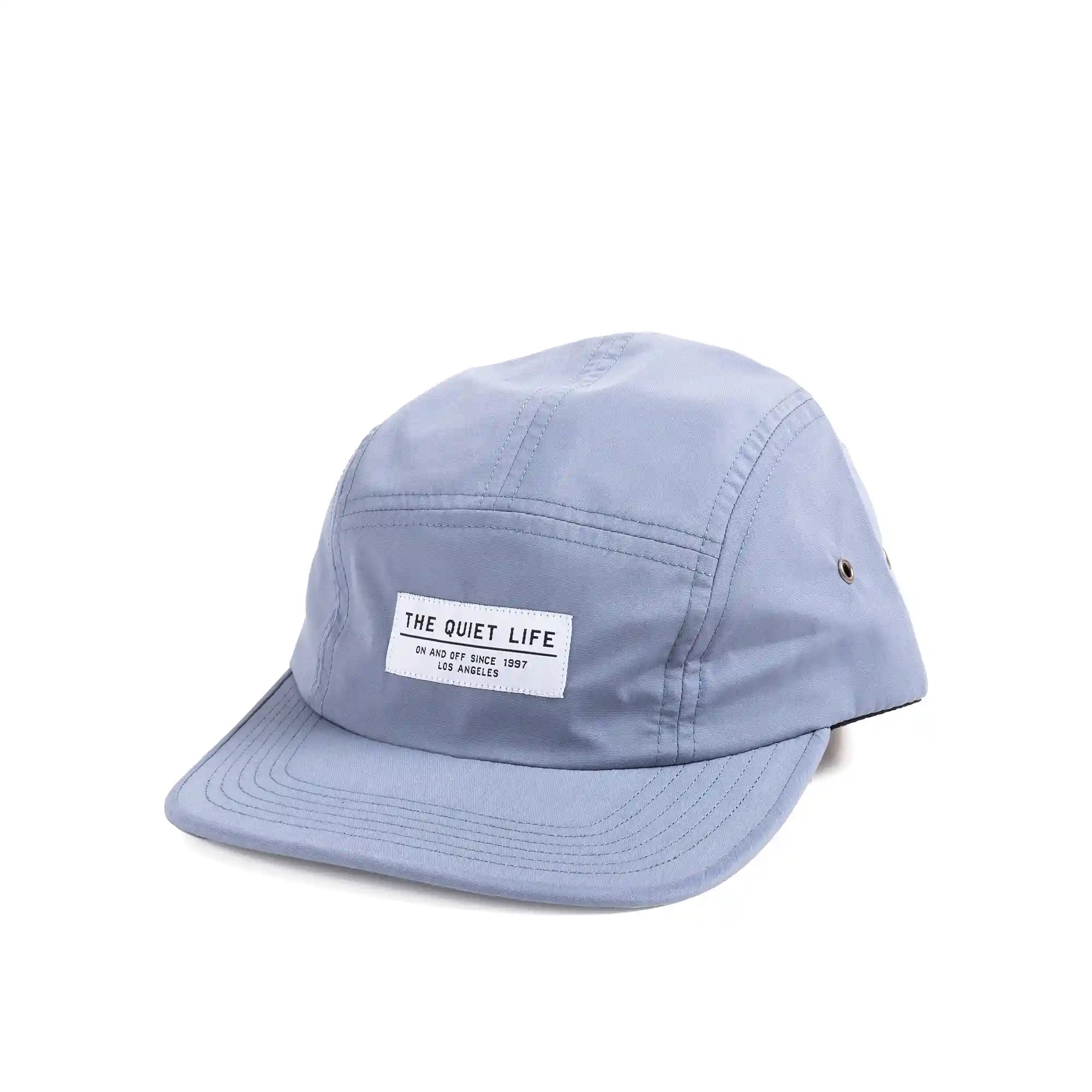 The Quiet Life Foundation 5 Panel Camper Hat, postal blue