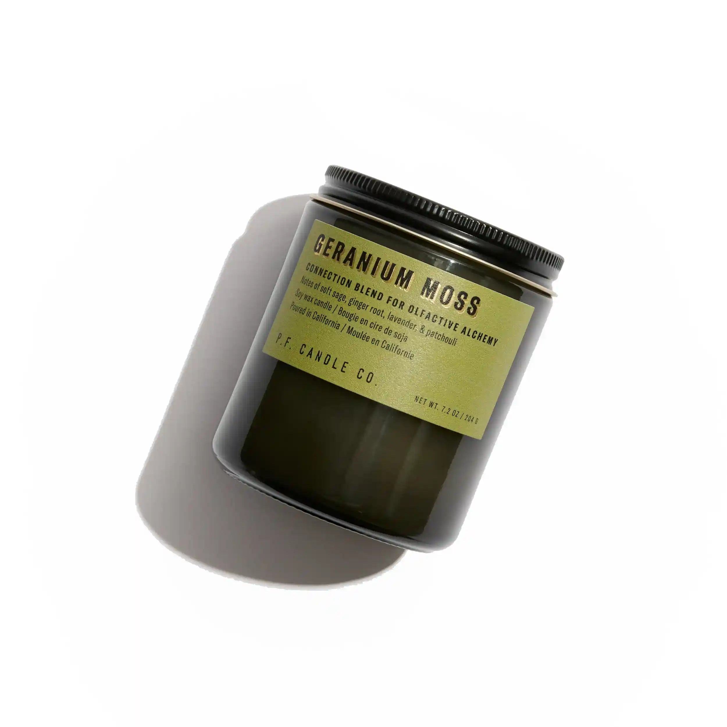 P.F. Candle Co. Geranium Moss Alchemy Soy Candle- 7.2 Oz