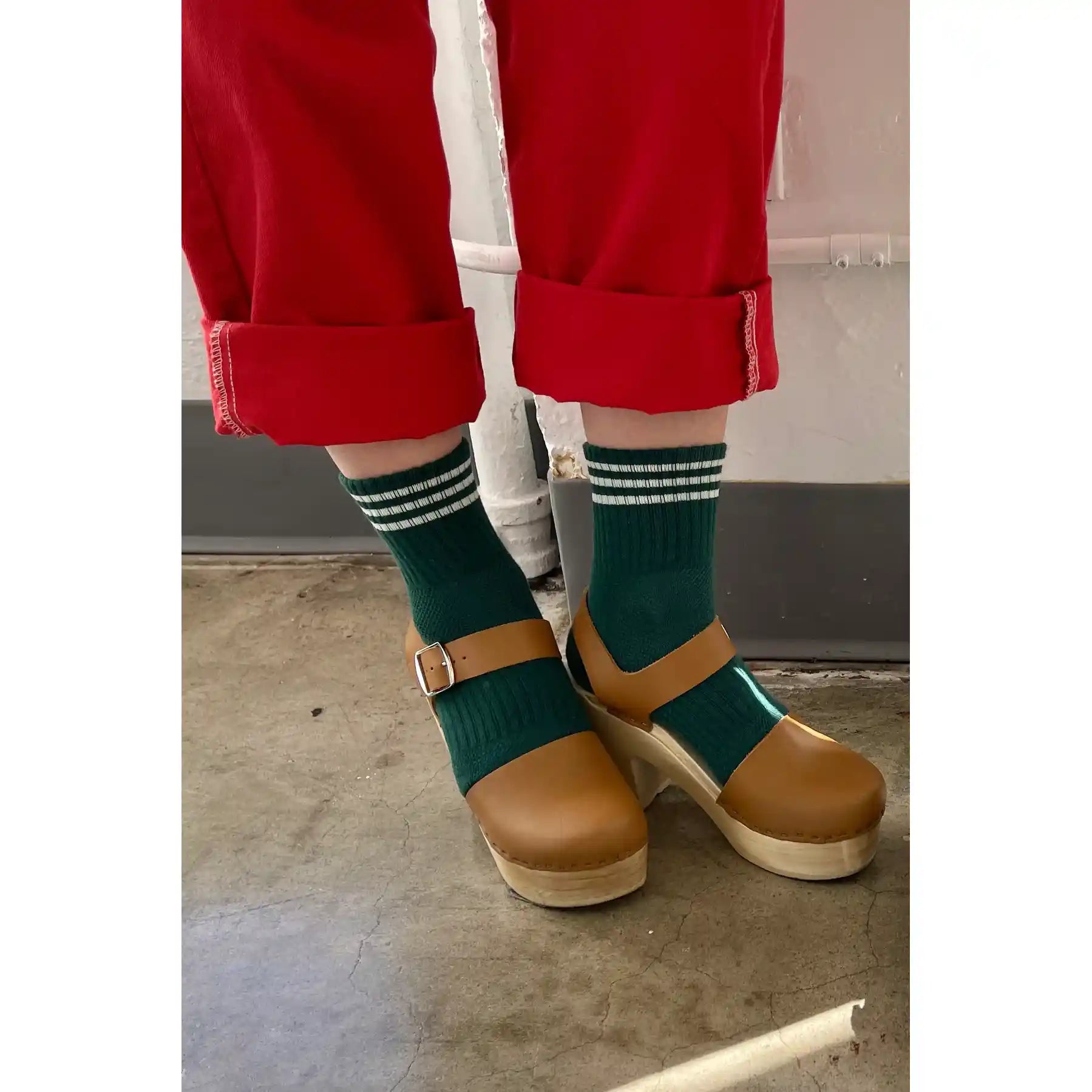 Le Bon Shoppe Girlfriend Socks, hunter