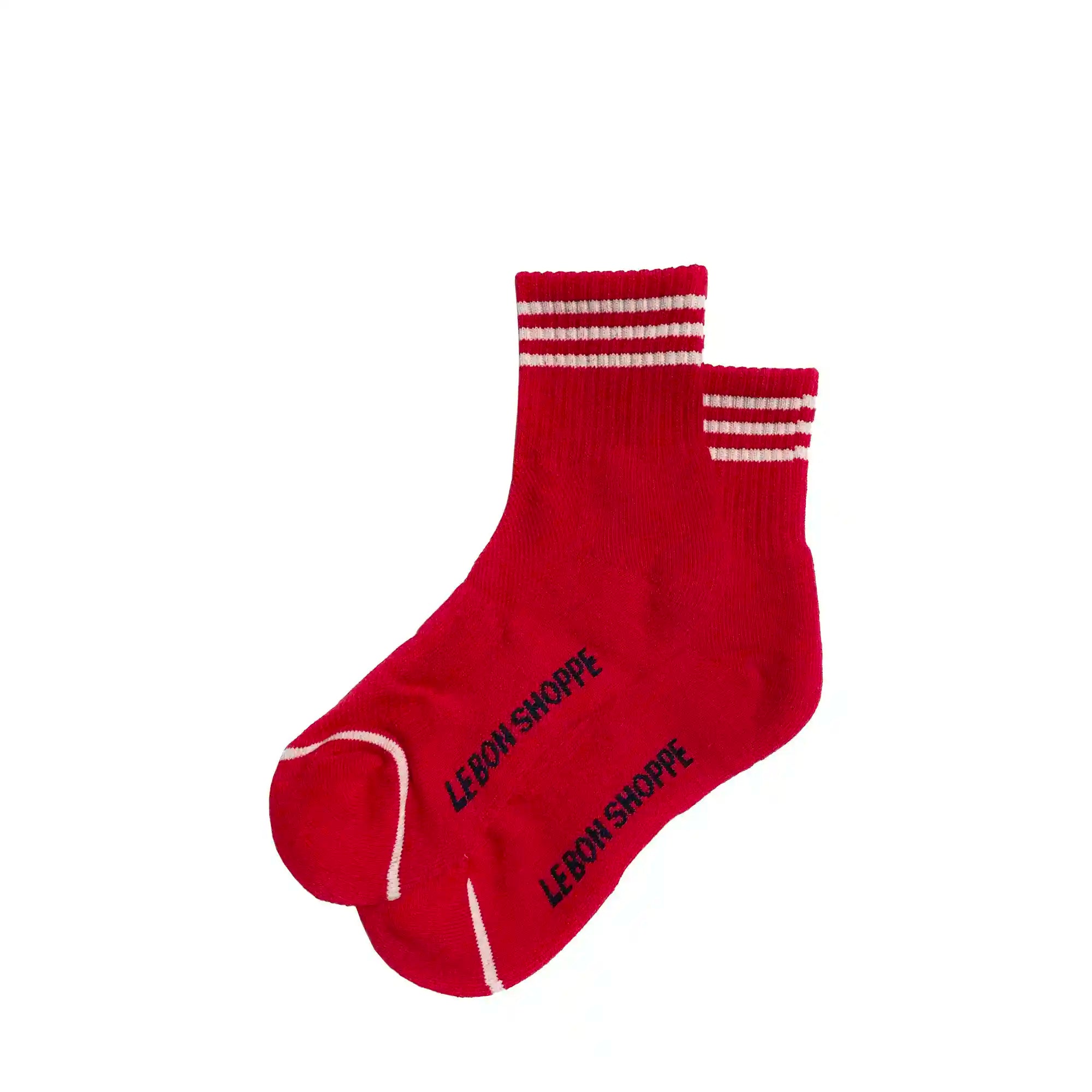 Le Bon Shoppe Girlfriend Socks, scarlet