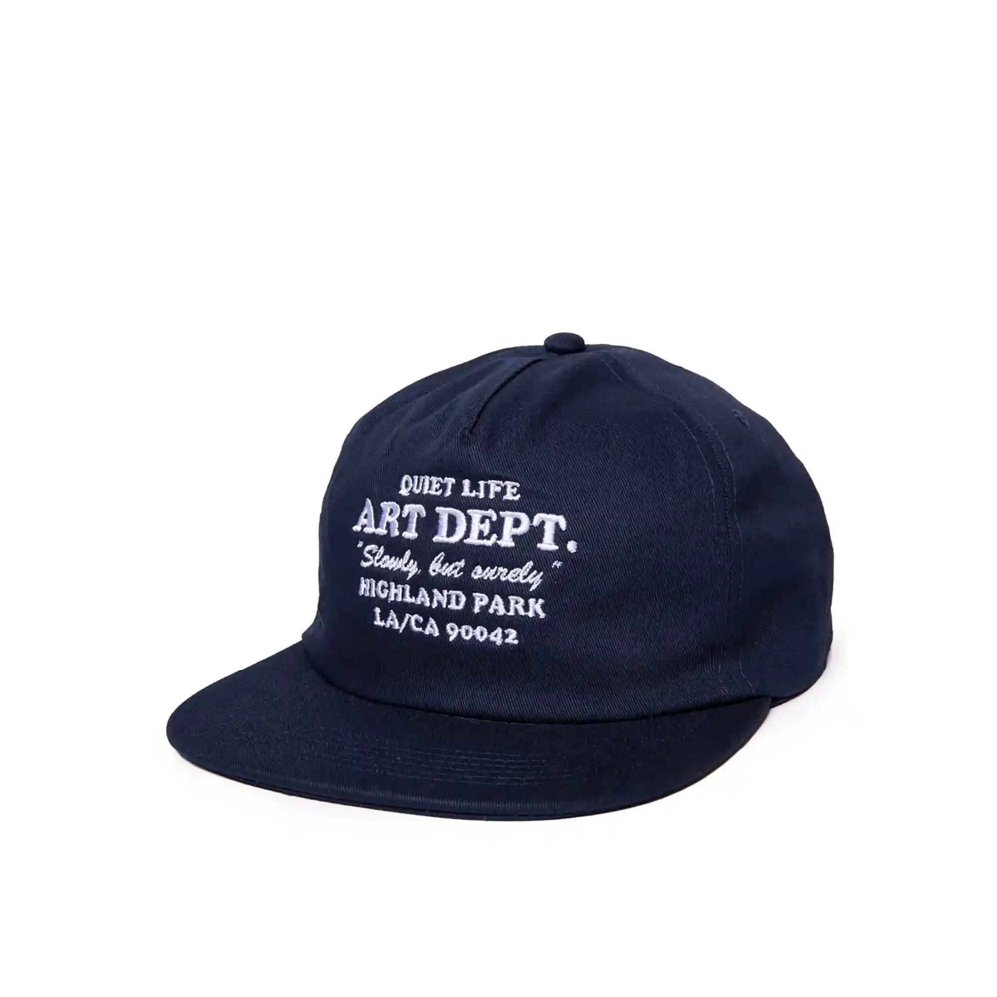 The Quiet Life Art Department Relaxed Snapback Hat, navy