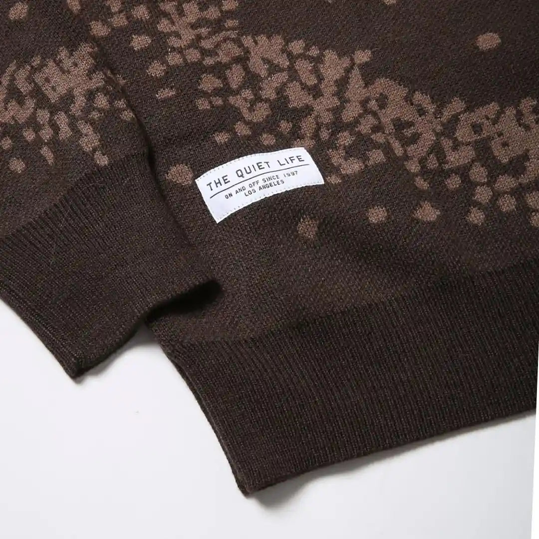 The Quiet Life Cosmos Sweater, brown — available at Norwood