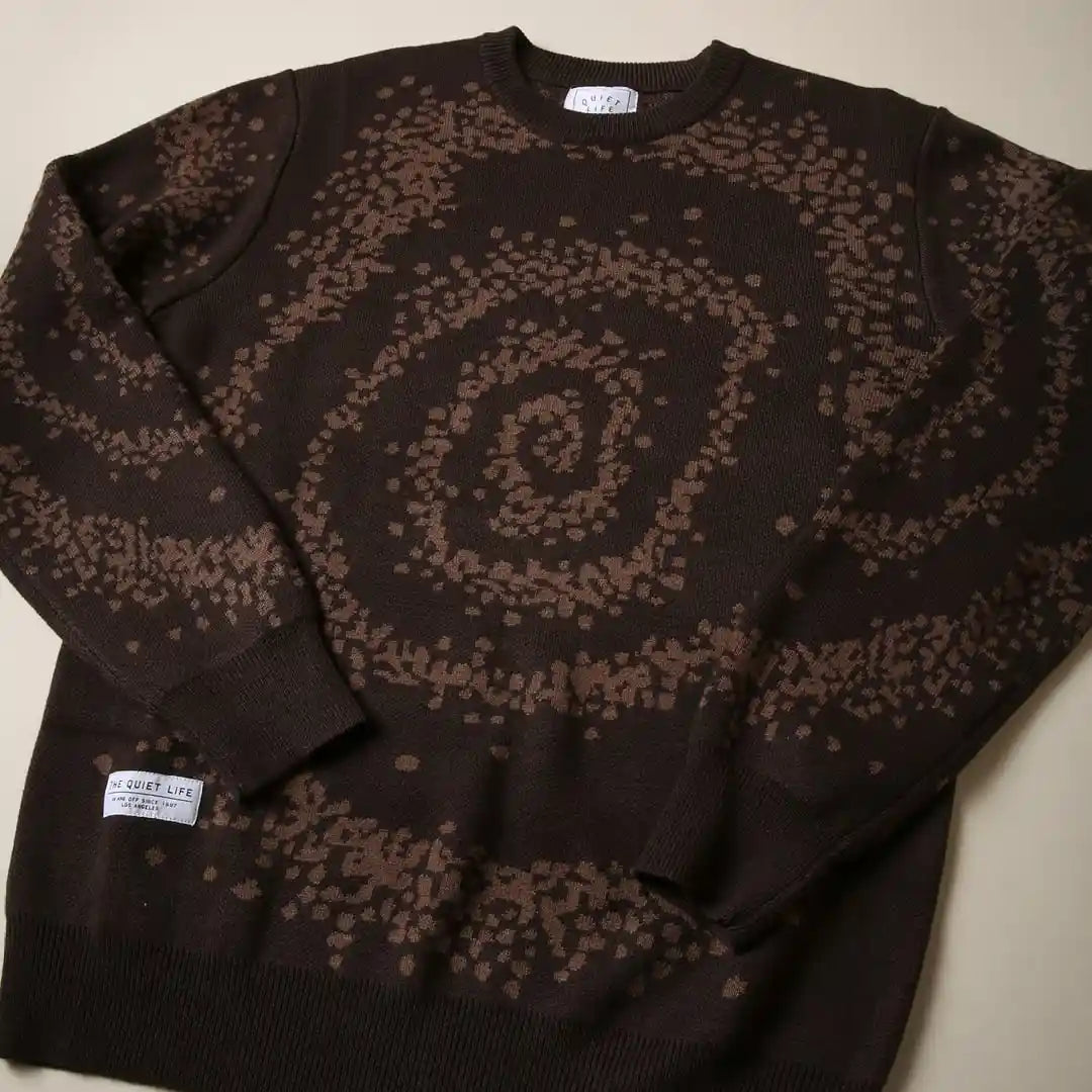 The Quiet Life Cosmos Sweater, brown — available at Norwood