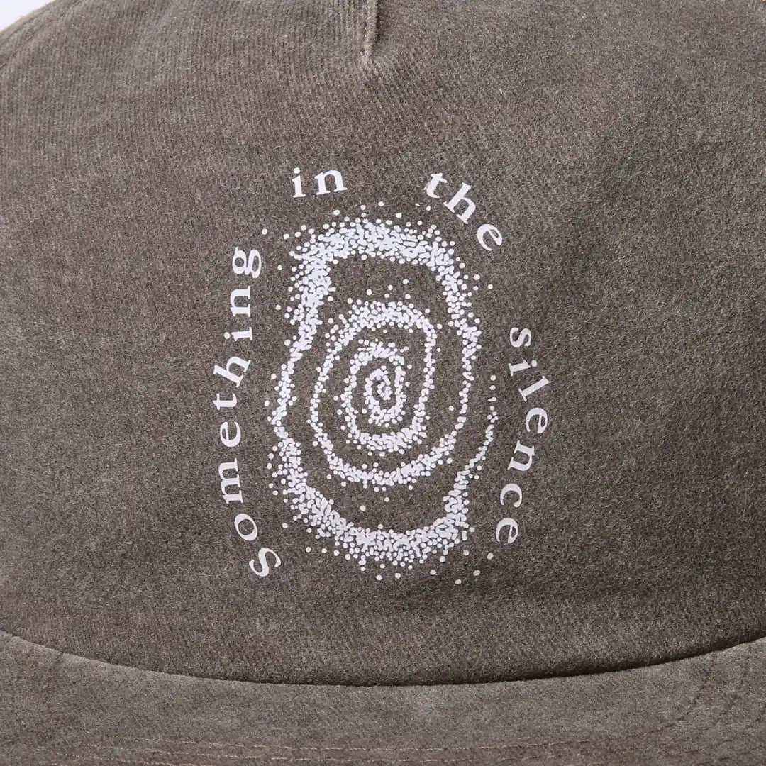 The Quiet Life Something In The Silence Unstructured Snapback Hat, vintage black — available at Norwood