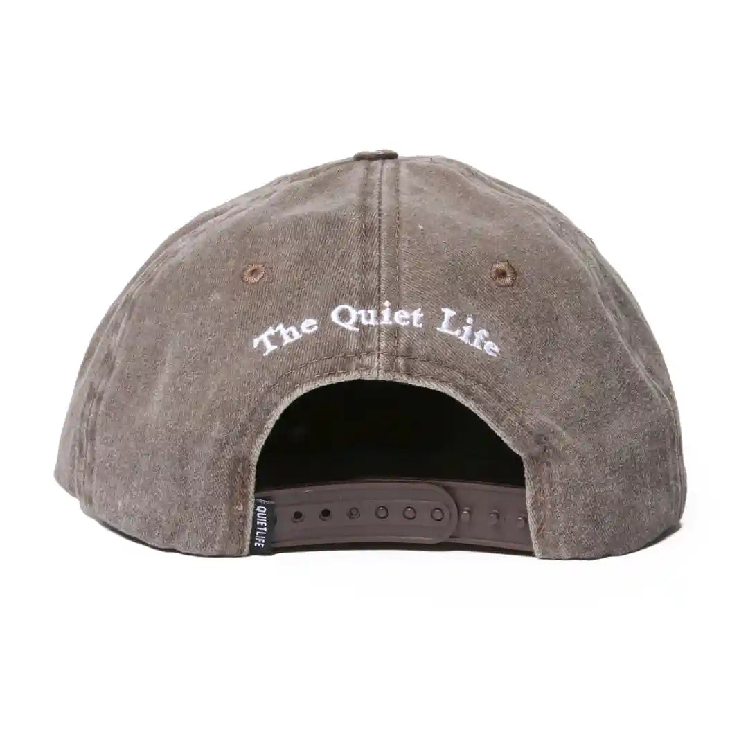 The Quiet Life Something In The Silence Unstructured Snapback Hat, vintage black — available at Norwood