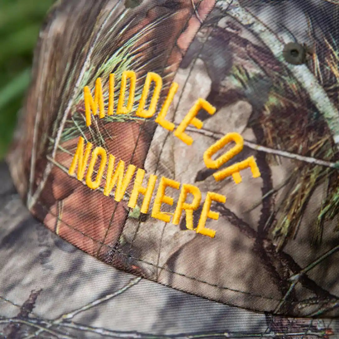 The Quiet Life Middle Of Nowhere Snapback Hat, camo — available at Norwood