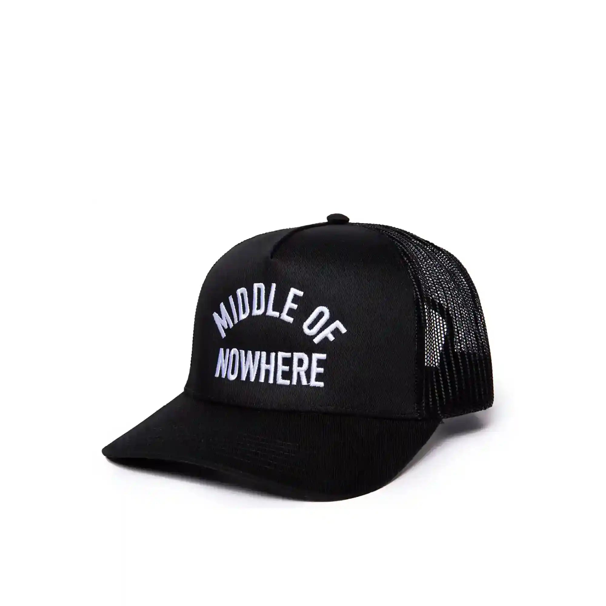 The Quiet Life Middle Of Nowhere Trucker Hat, black