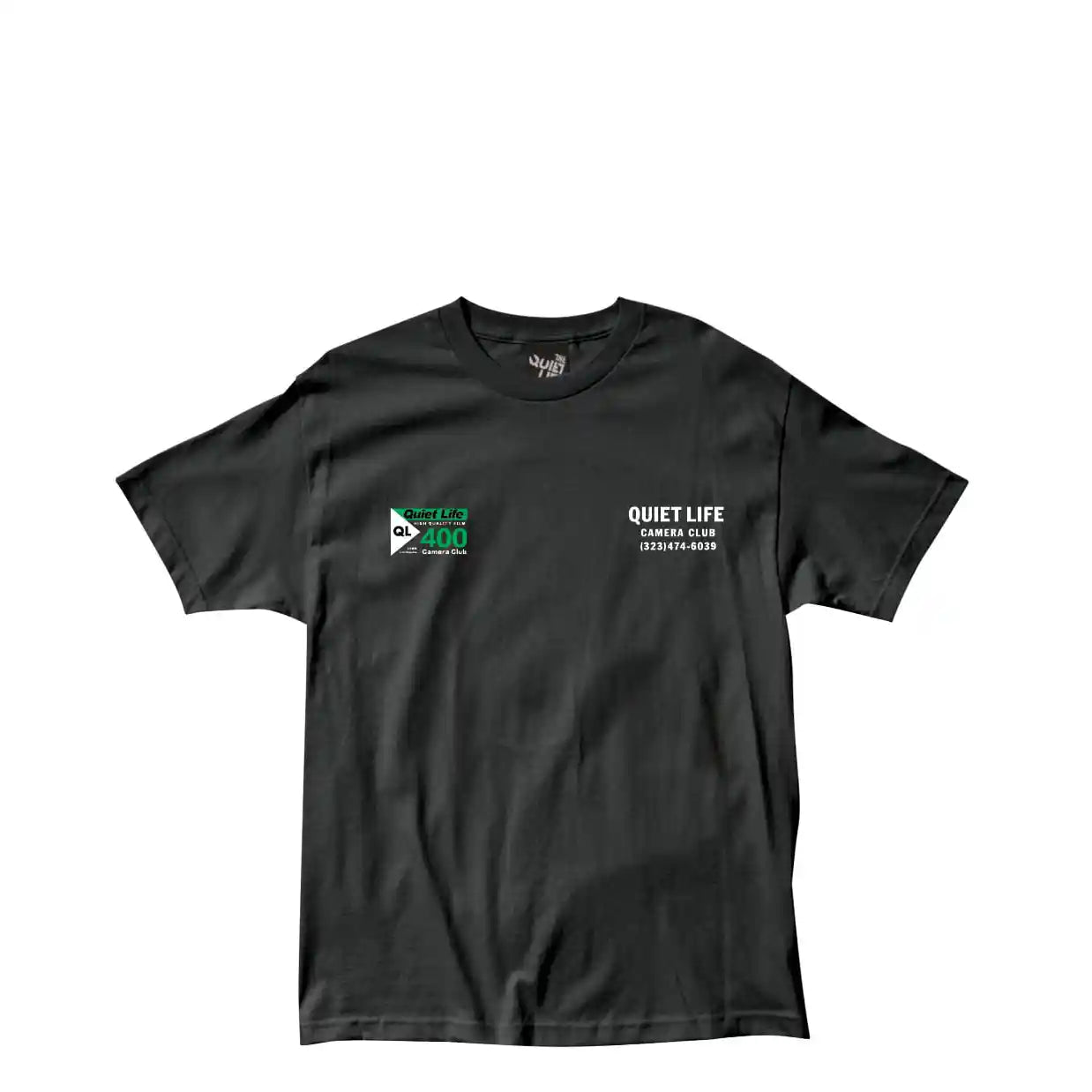 The Quiet Life High Quality Film Tee, black — available at Norwood