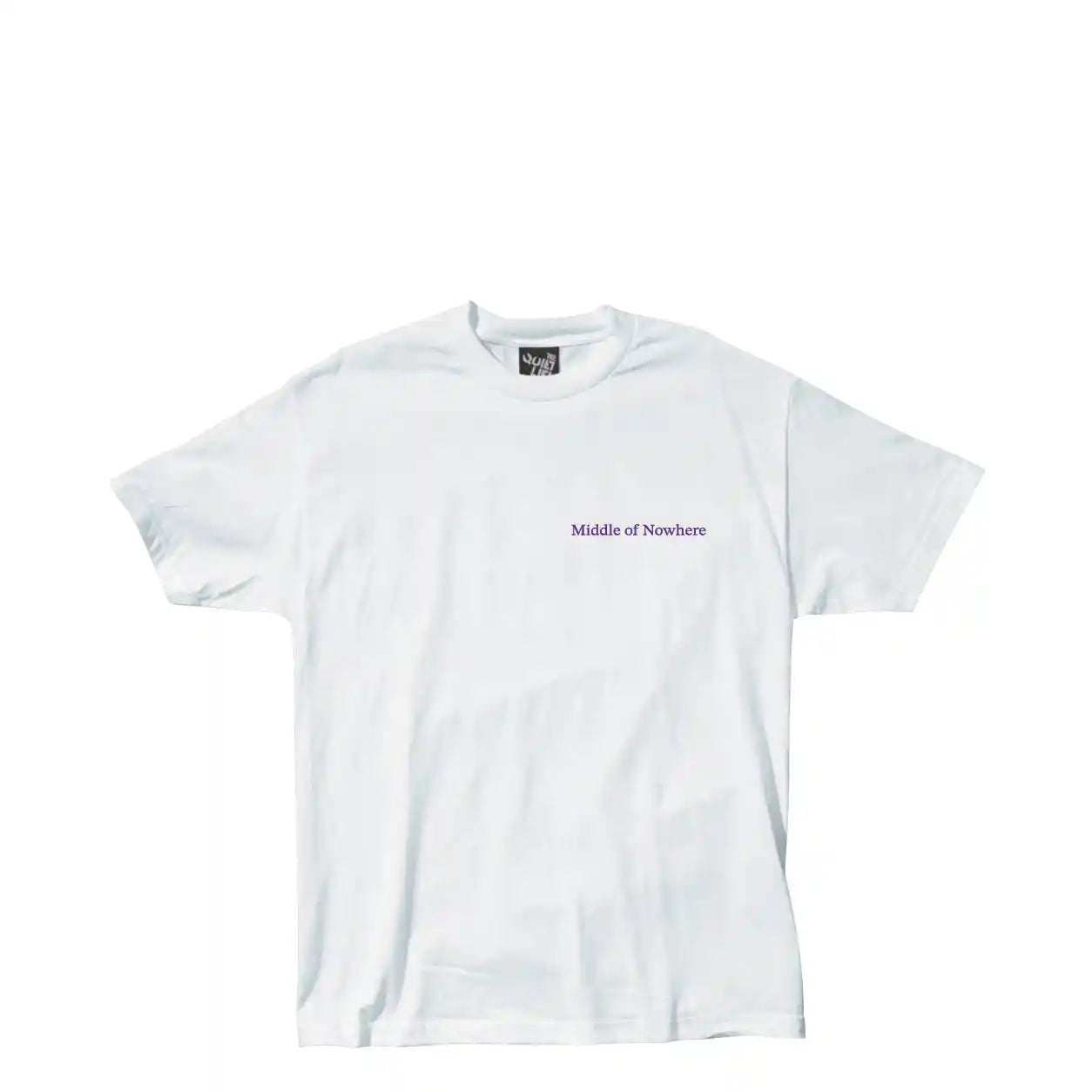 The Quiet Life Middle Of Nowhere Desert Serif Tee, white — available at Norwood