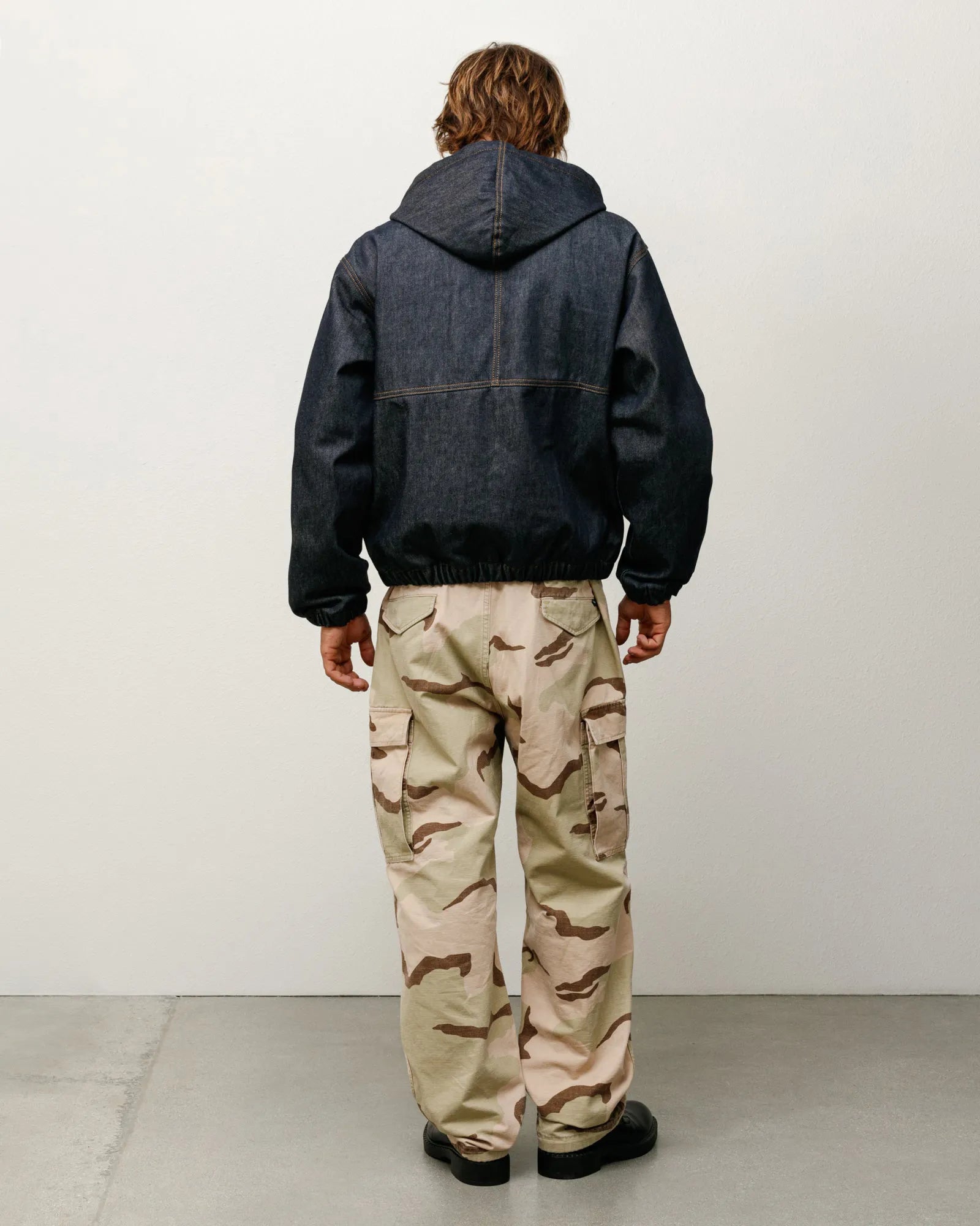 Stussy Work Jacket Denim, raw indigo — available at Norwood