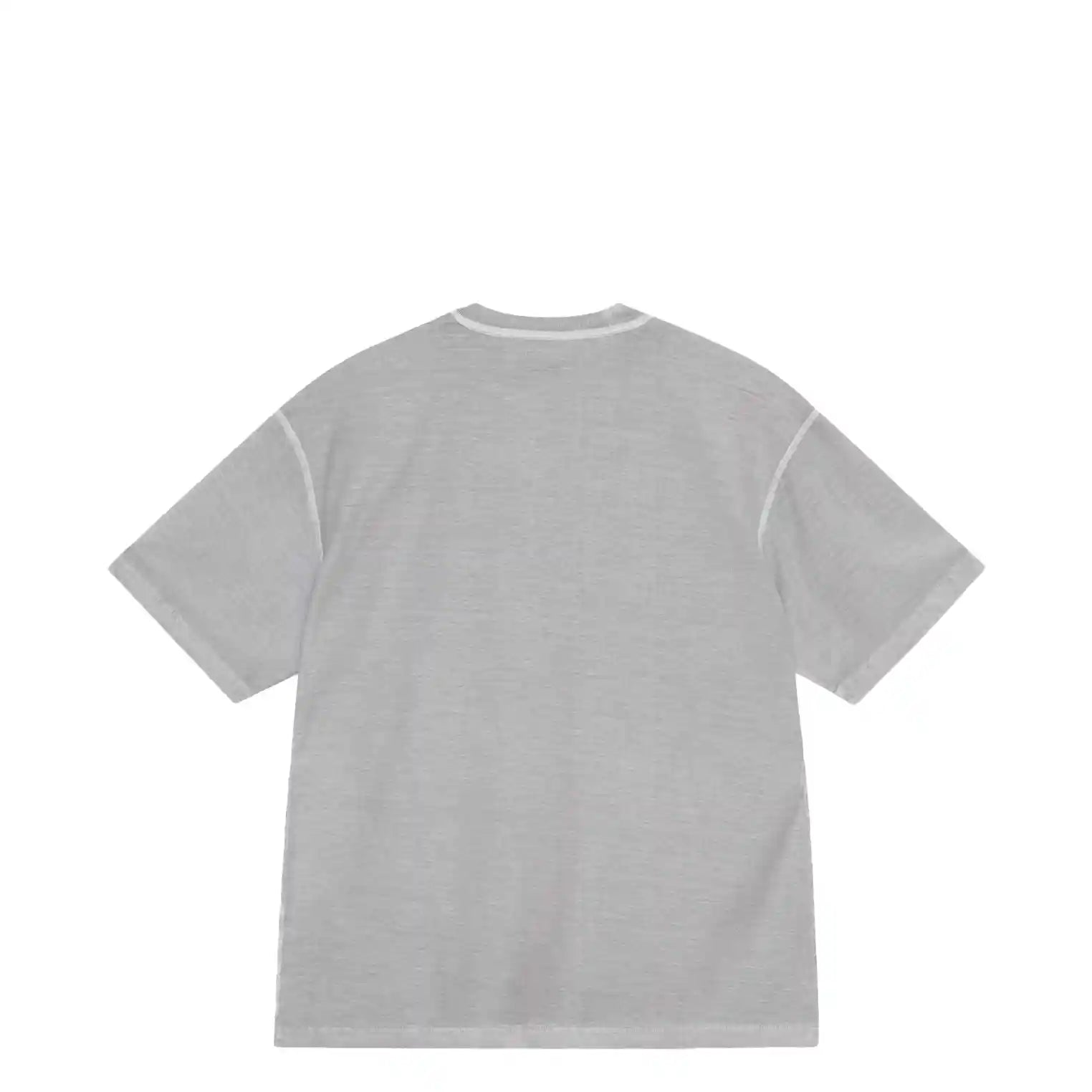 Stussy Lazy Short Sleeve Tee, grey — available at Norwood