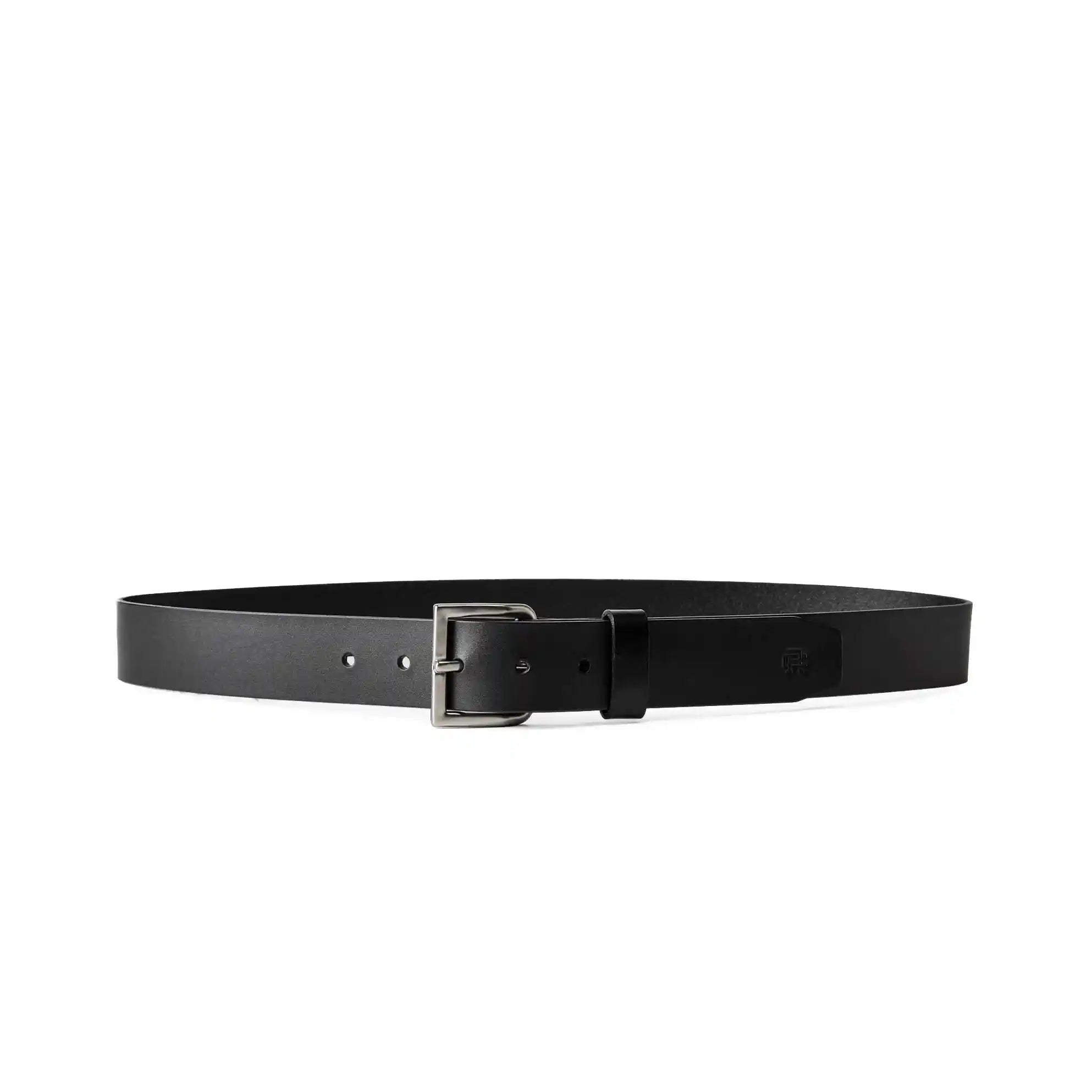 Reigning Champ Leather Belt, black