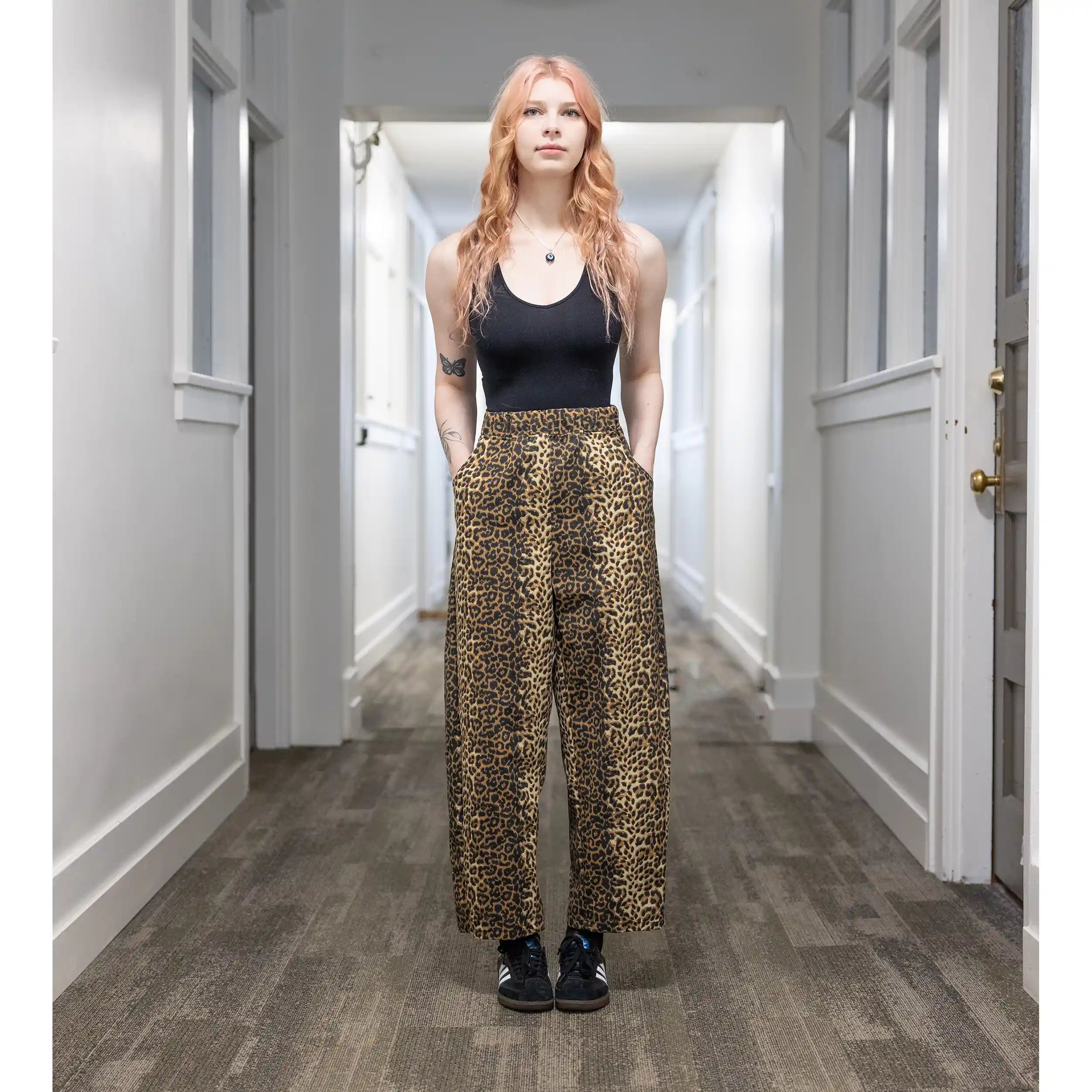 CUB Brett Pants, leopard twill