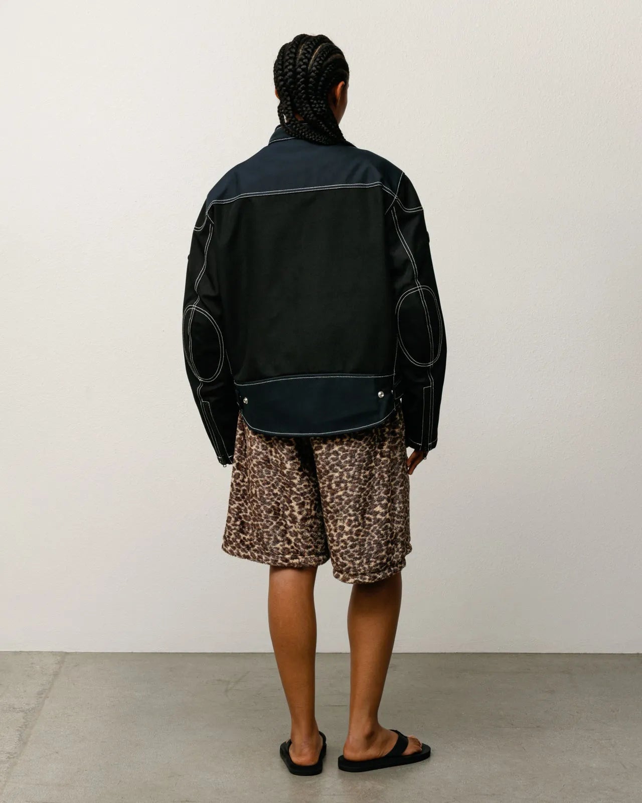 Stussy Pile Leopard Short, leopard — available at Norwood
