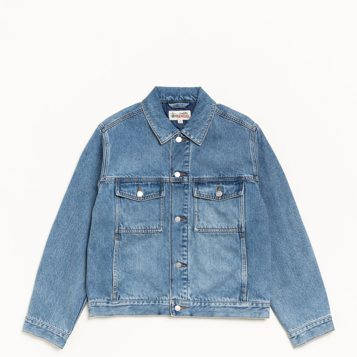 ジャケット・アウター Stussy TRUCKER JACKET DENIM Stussy Lined Denim Trucker Jacket — Men's Outerwear | Nor – Norwood