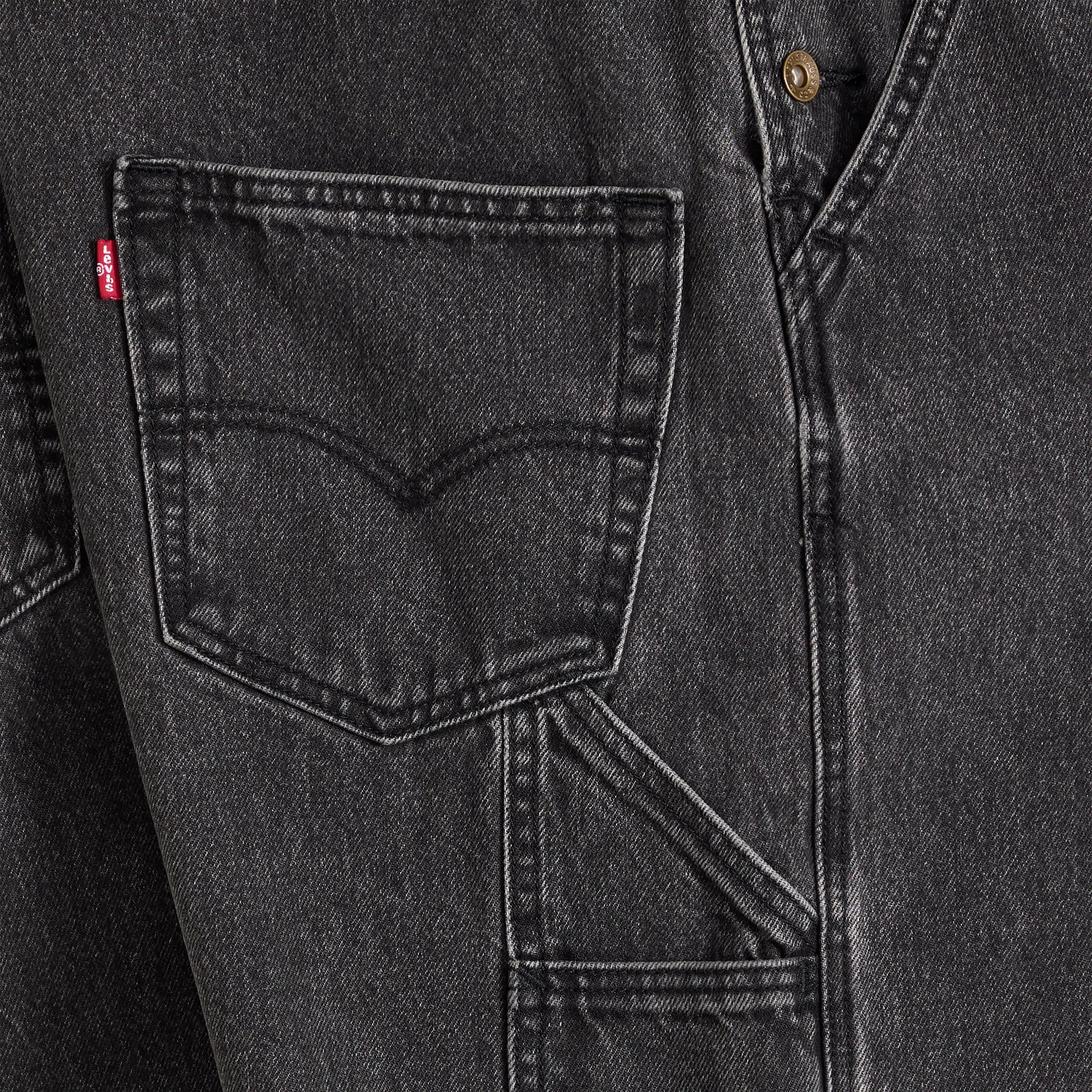 Levi's Loose Overalls, darkly wash overall — available at Norwood