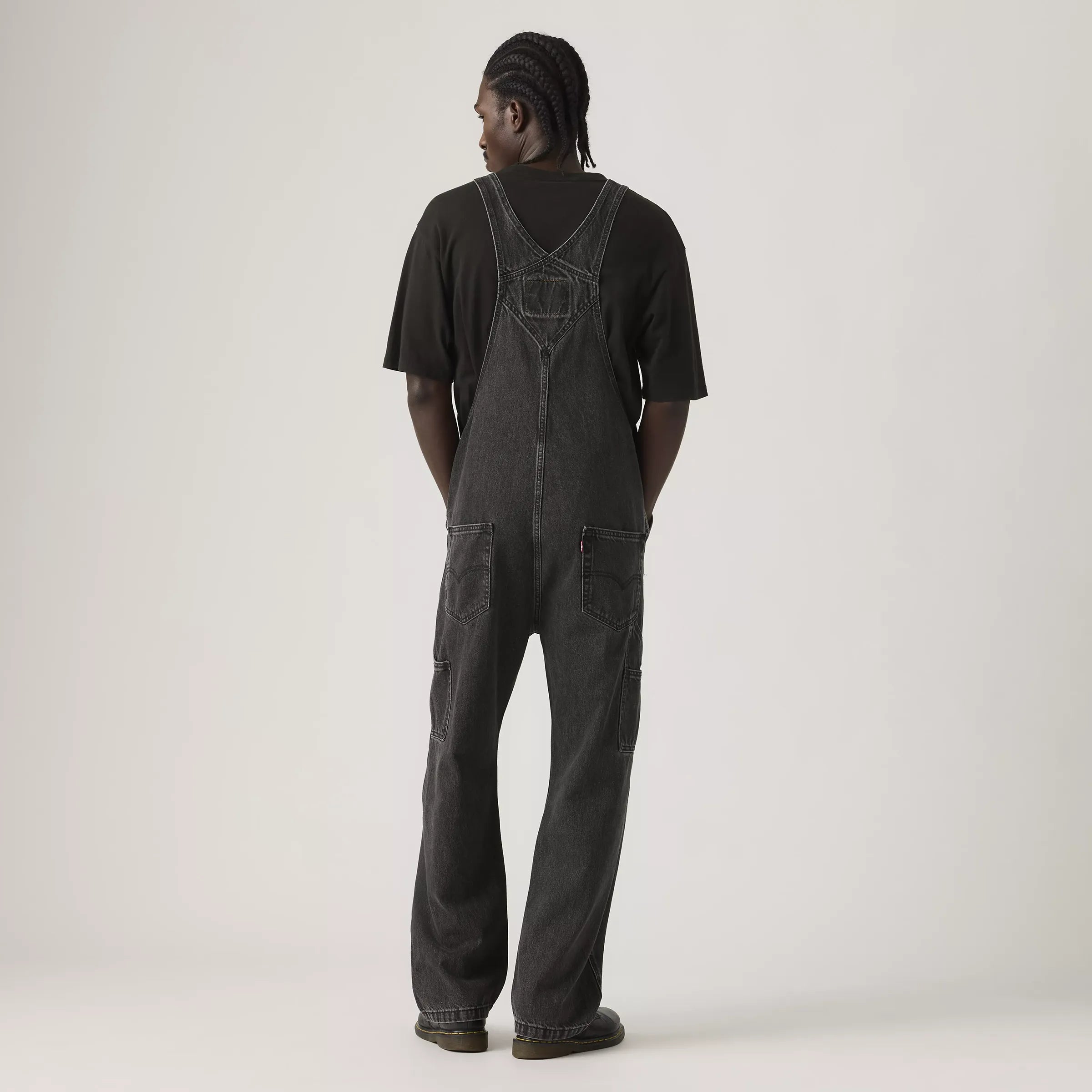Levi's Loose Overalls, darkly wash overall — available at Norwood