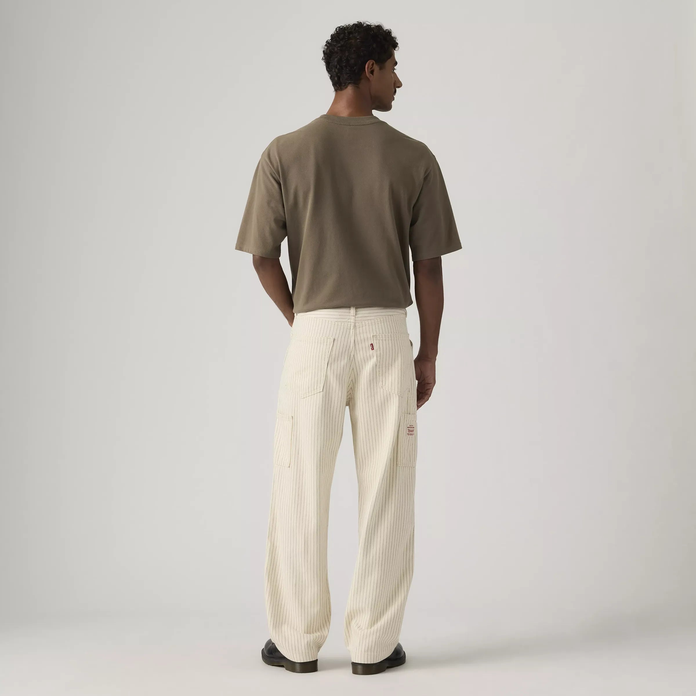 Levi's 568 Loose Straight Double Knee Pants, marris stripe db — available at Norwood