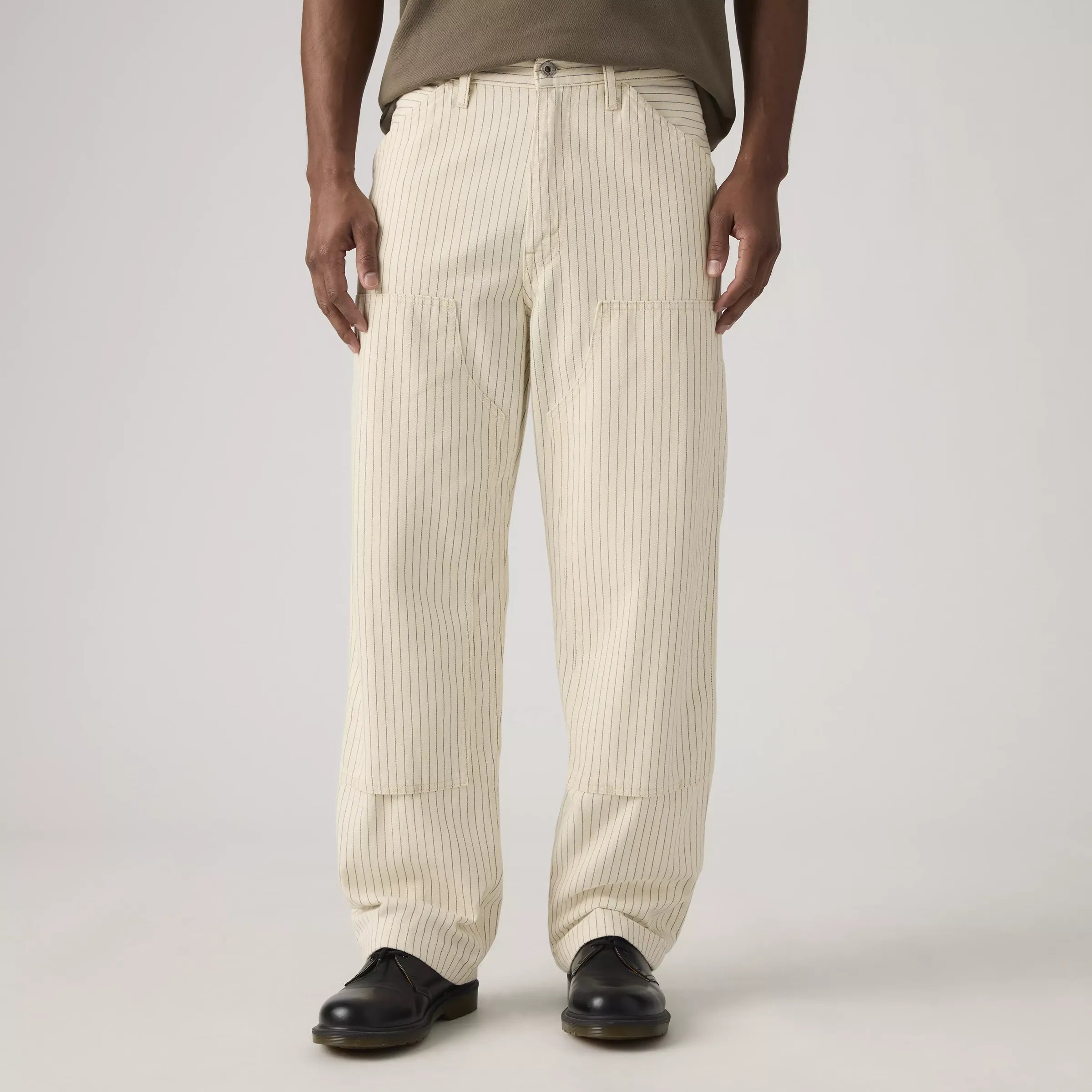 Levi's 568 Loose Straight Double Knee Pants, marris stripe db — available at Norwood