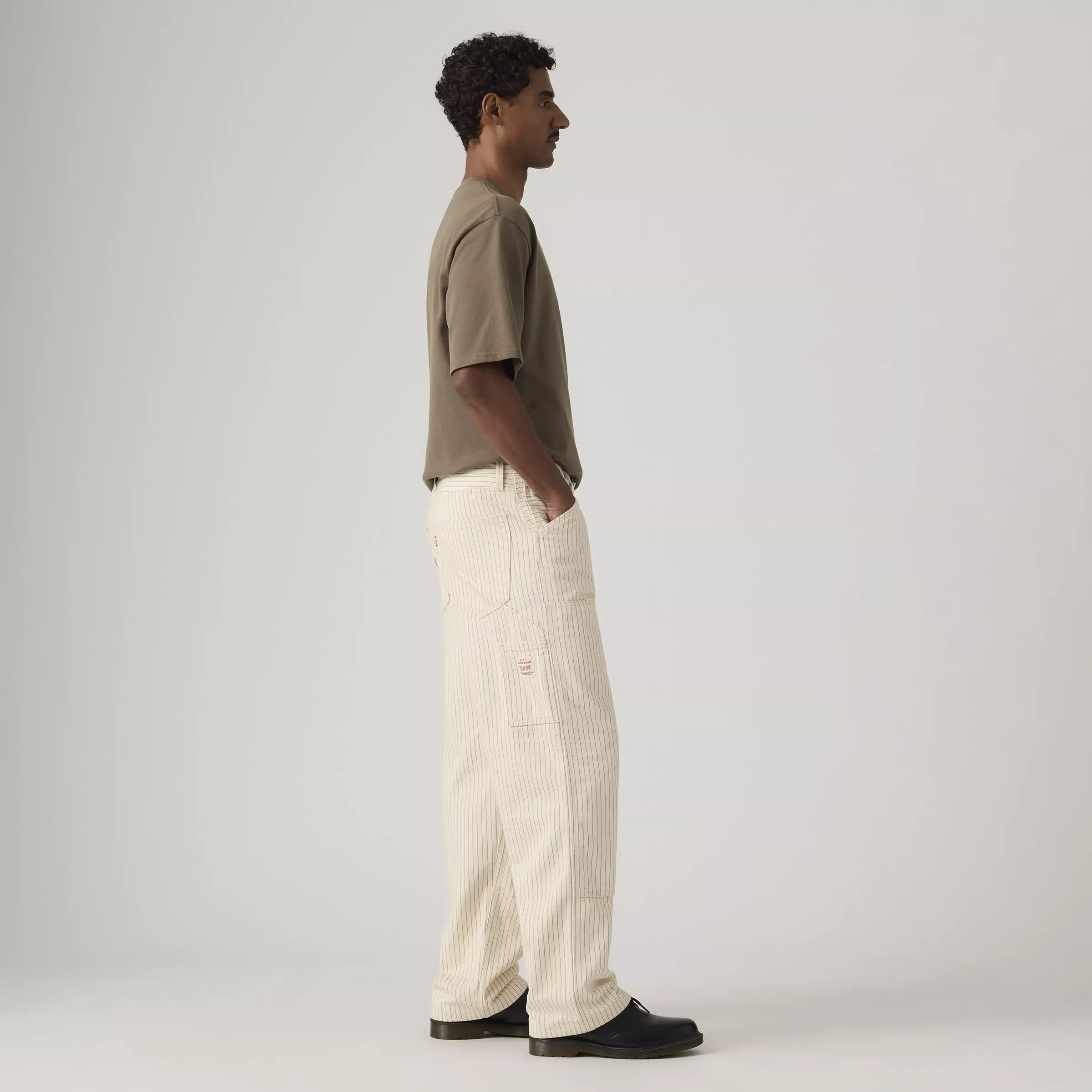 Levi's 568 Loose Straight Double Knee Pants, marris stripe db — available at Norwood