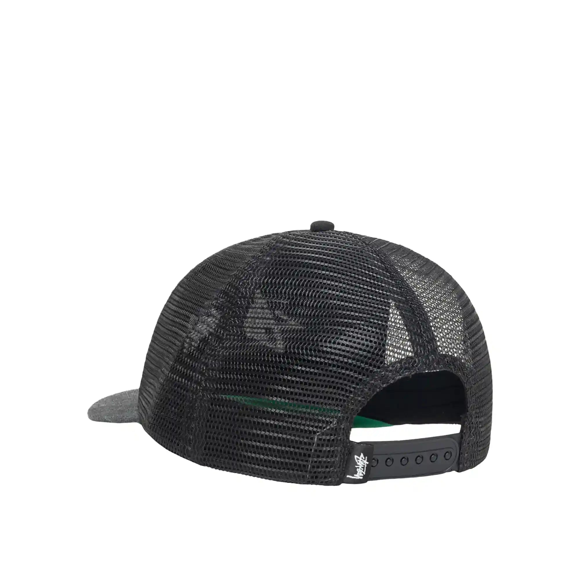 Stussy Md Big Stock Mesh Cap Ball Cap, black — available at Norwood