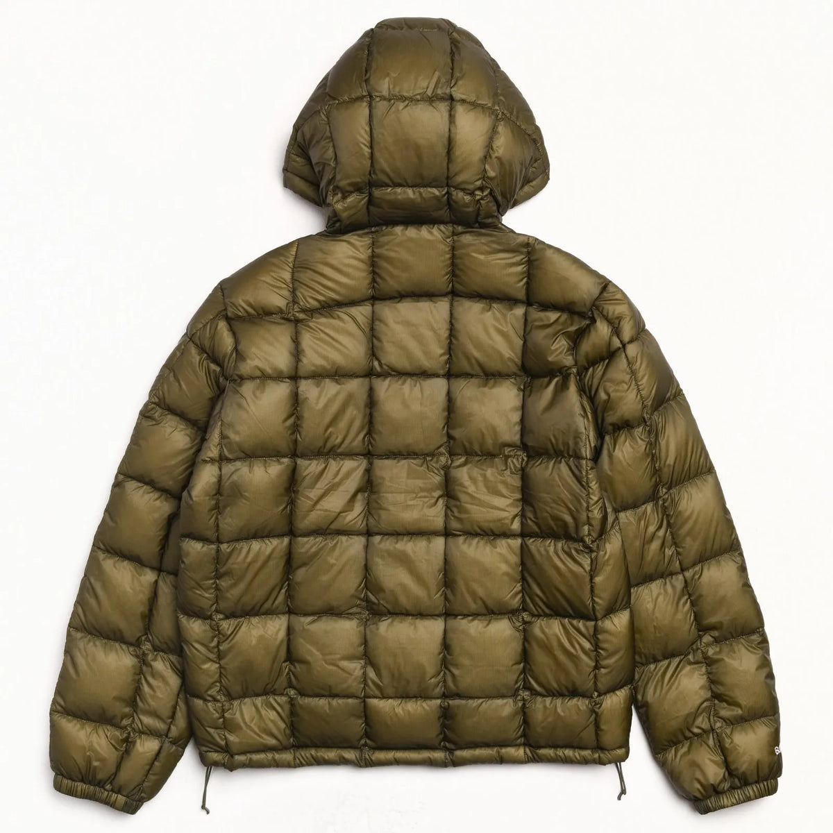Stussy Midweight Hooded Puffer, olive — available at Norwood