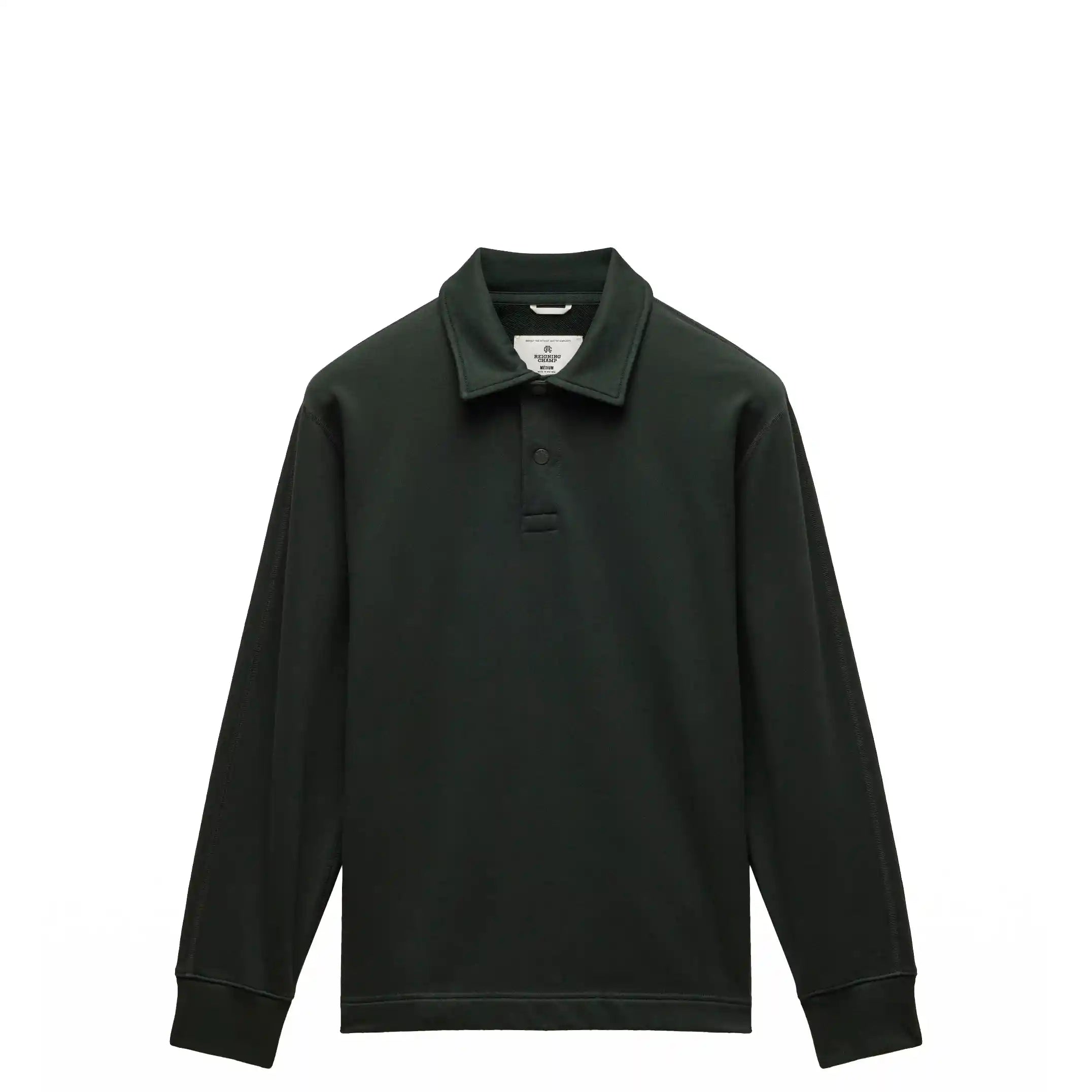 Reigning Champ Midweight Terry Rugby Sweater, petrol